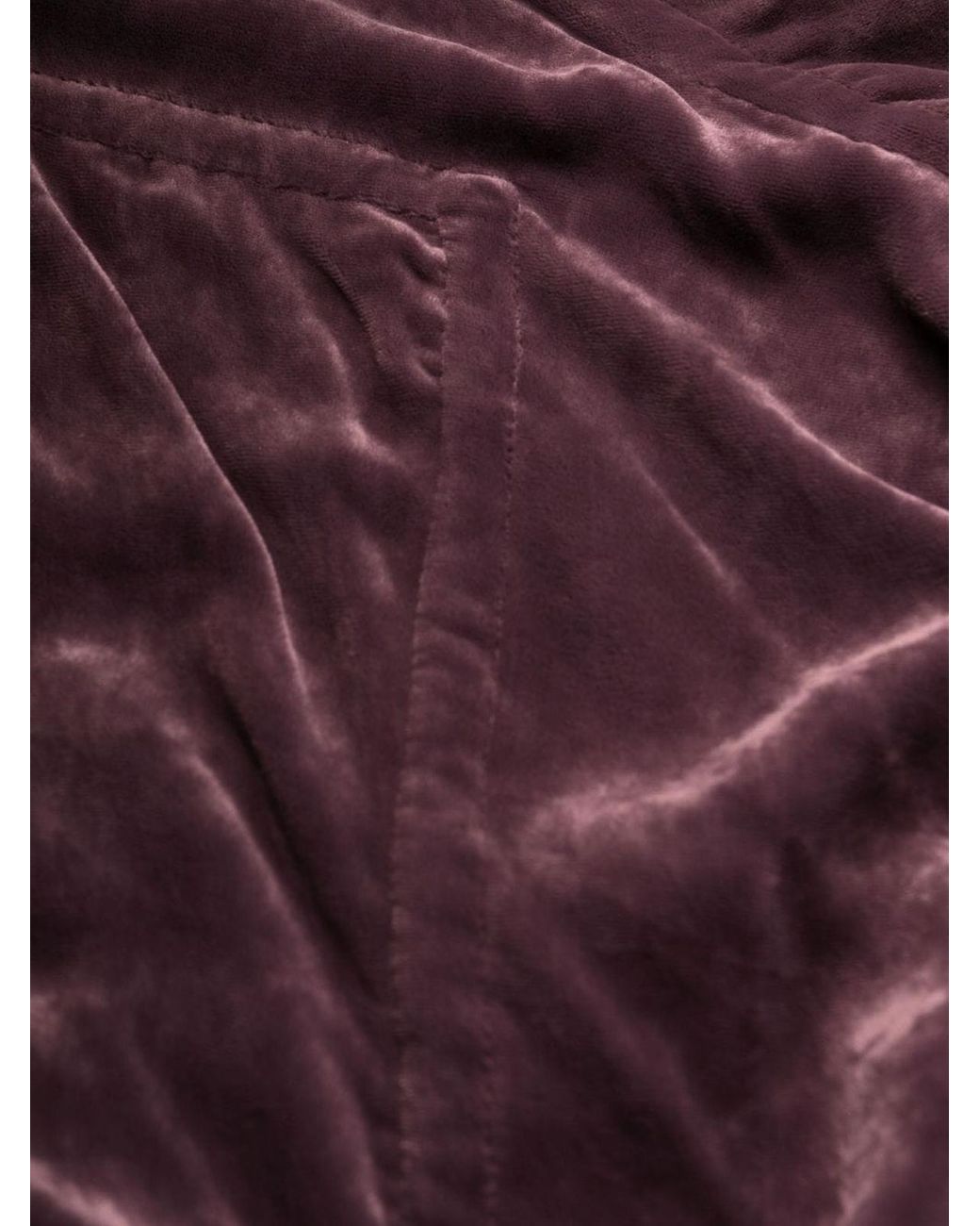 Rick Owens Purple Wide Trousers