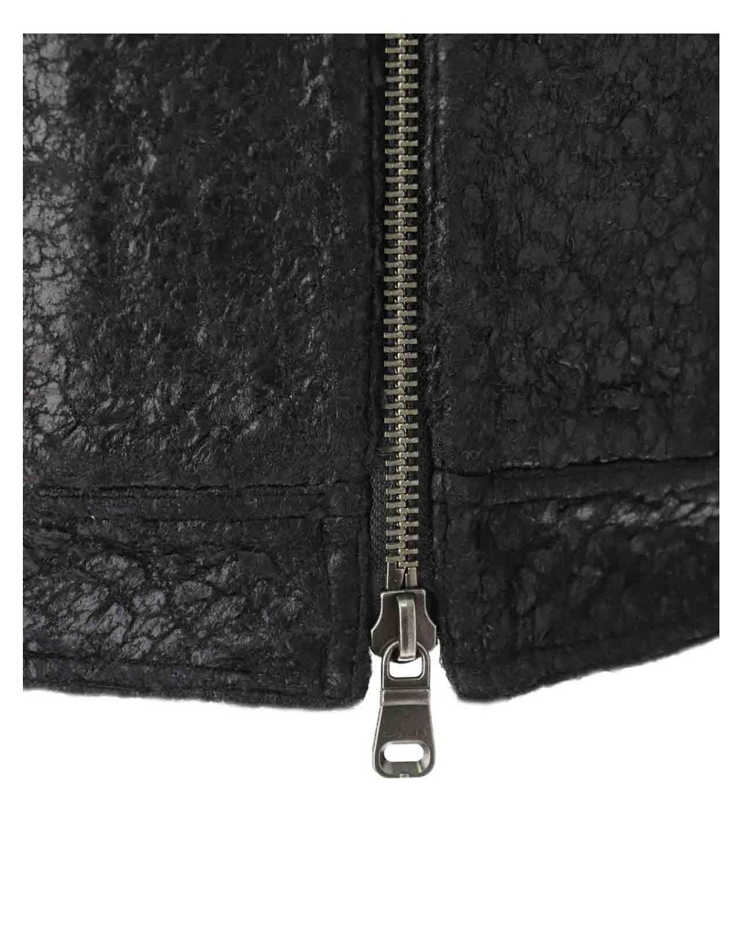 ANDERSSON BELL Black Morato Zip-Up Jacket for men