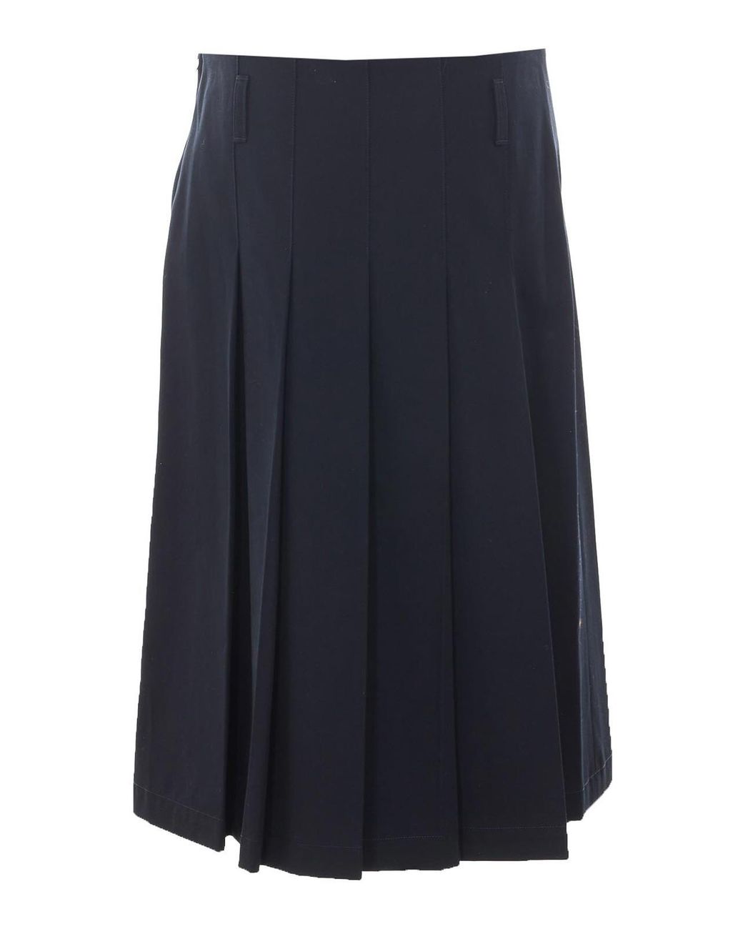 A.P.C. Blue Plissee Skirt