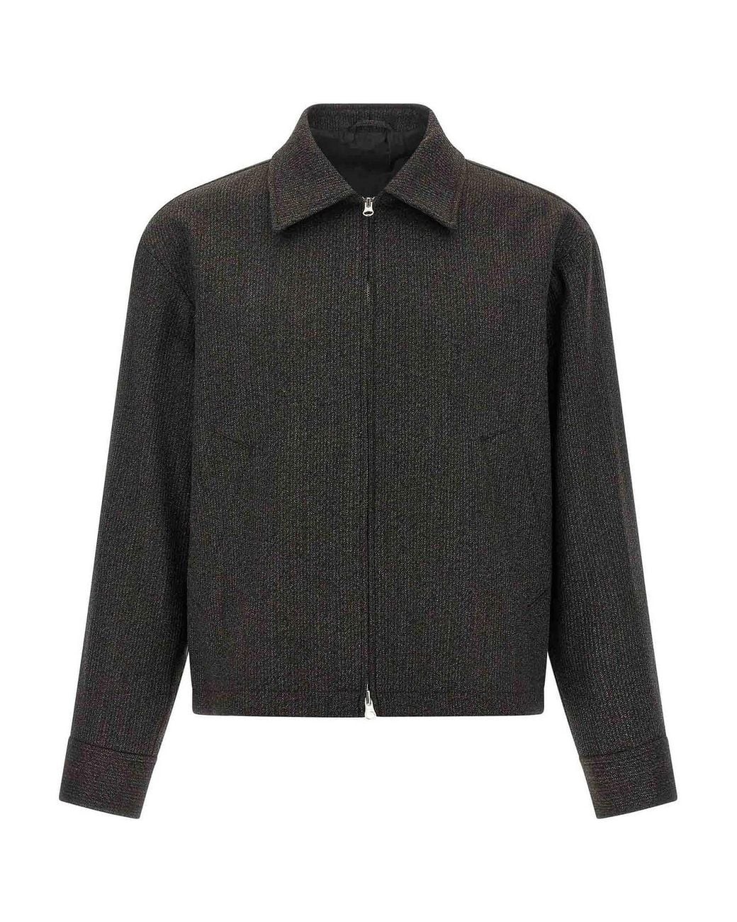 mfpen Black Mail Wool Jacket for men