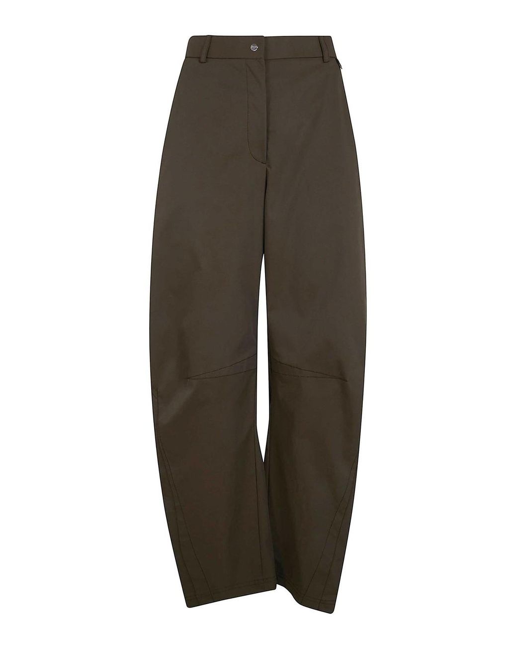 Herno Green Wide Leg Trousers