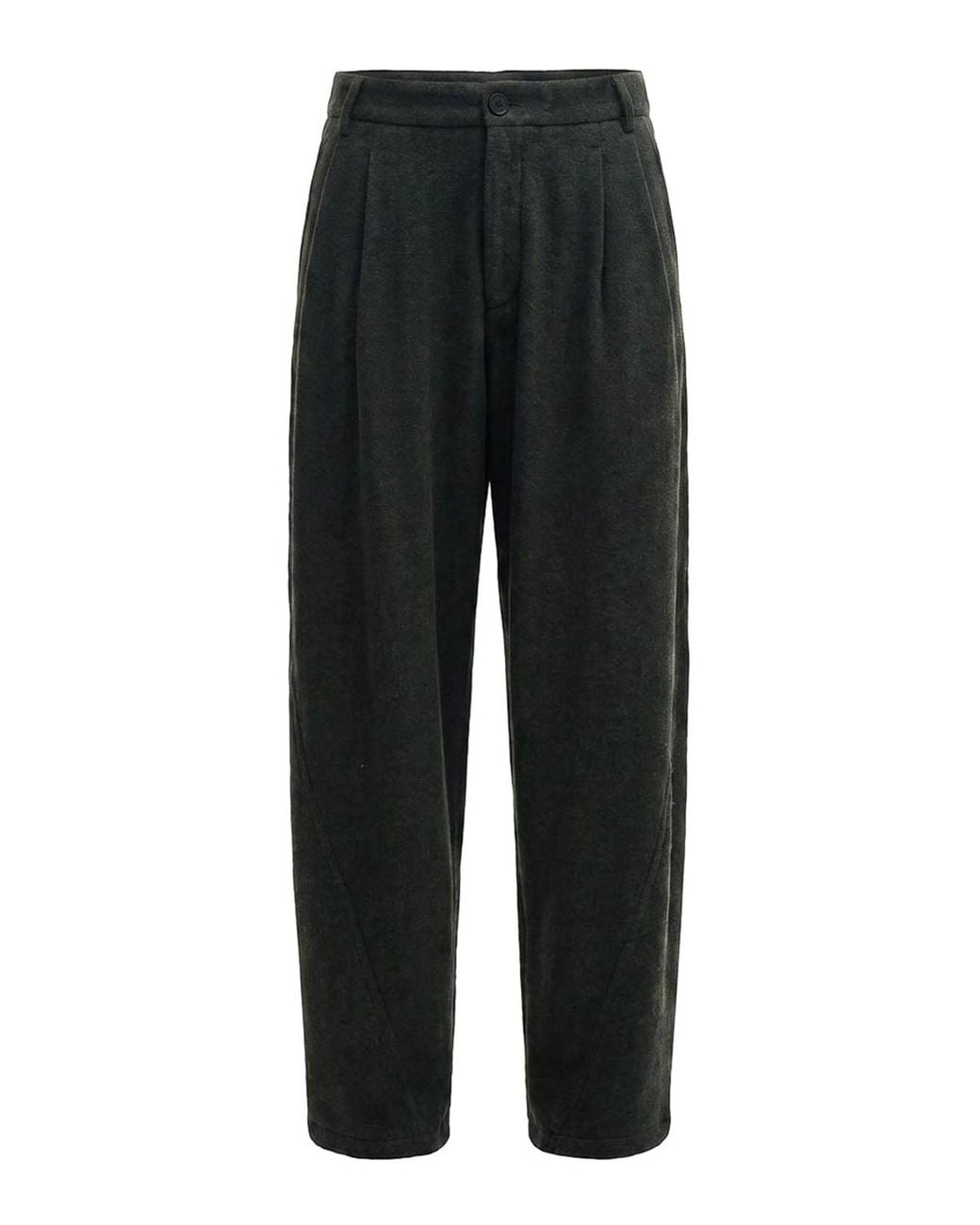 DARKPARK Black Phebe Cashmere Wool Wide-Leg Pants