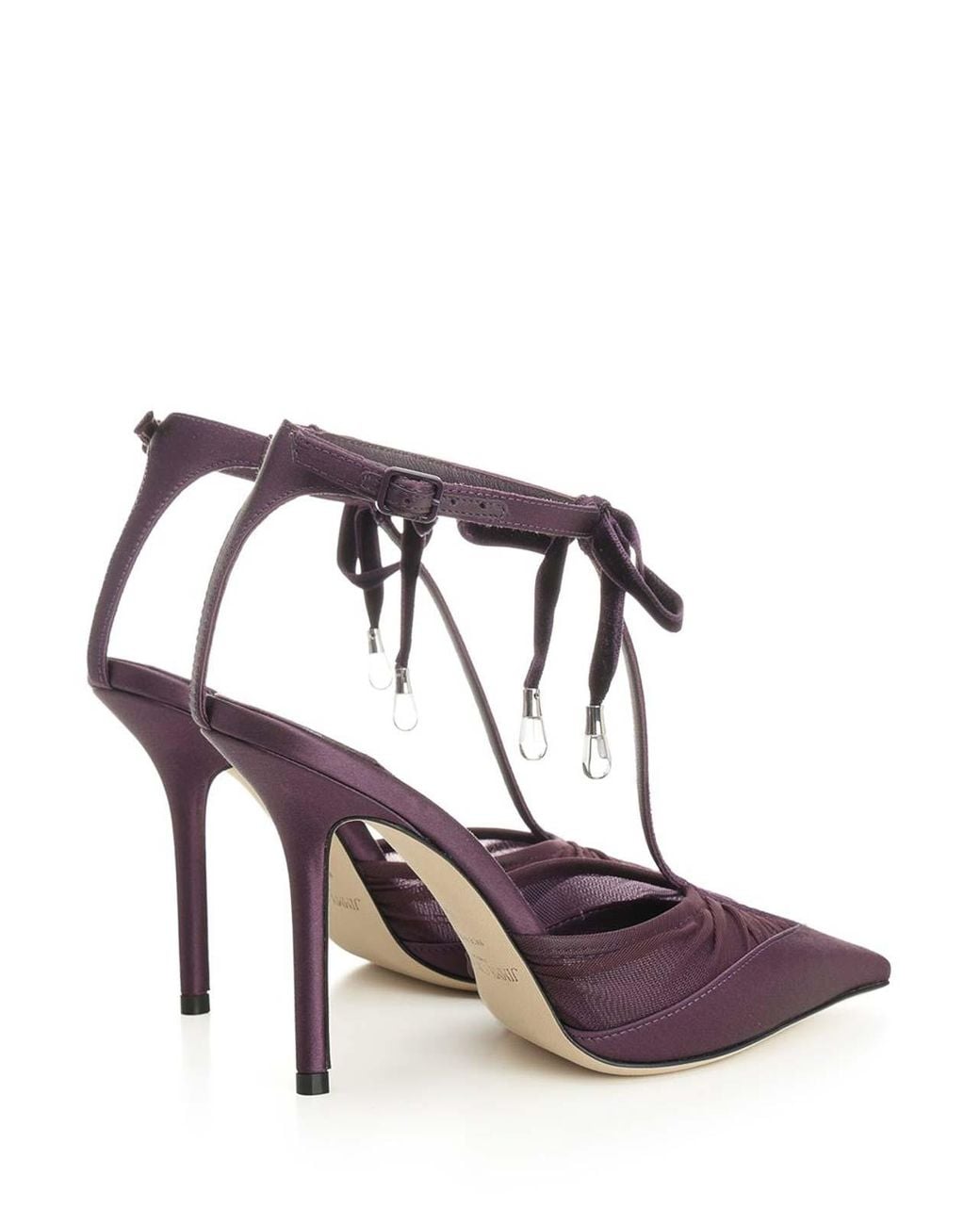 Jimmy Choo Brown Afia Mesh 100 Pumps