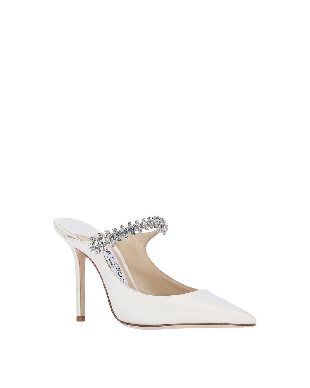 Jimmy Choo White Mules
