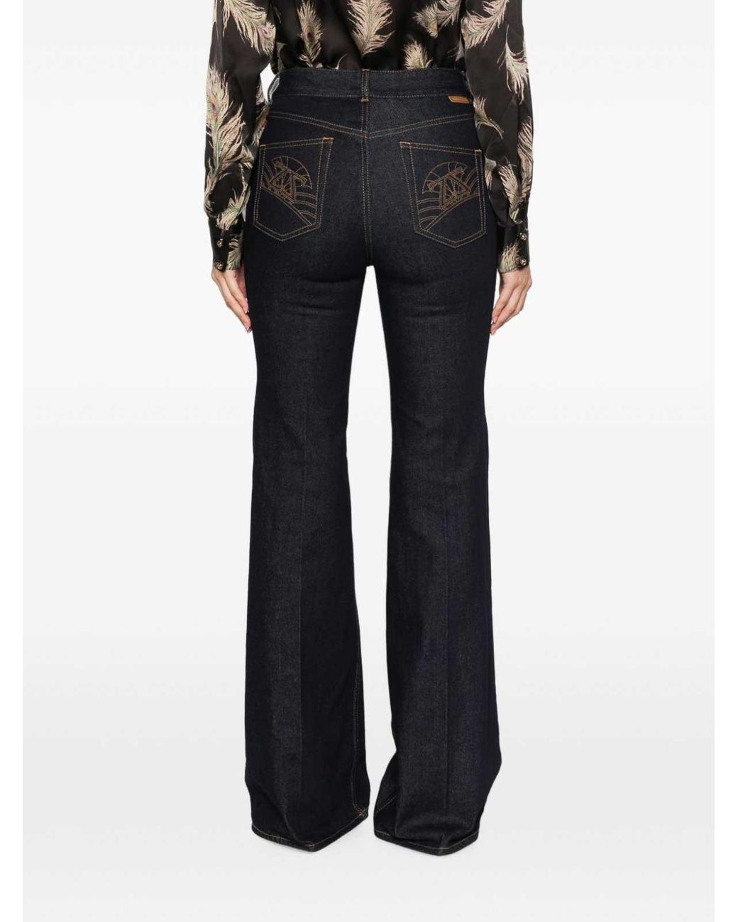 Jeans Acampanados Zimmermann de color Black