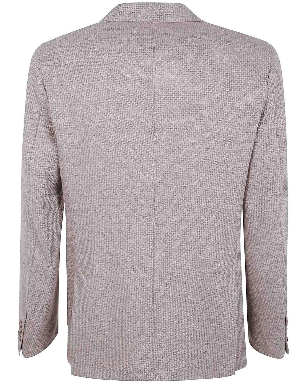 Barba Napoli Gray Bactive Mono Jacket for men