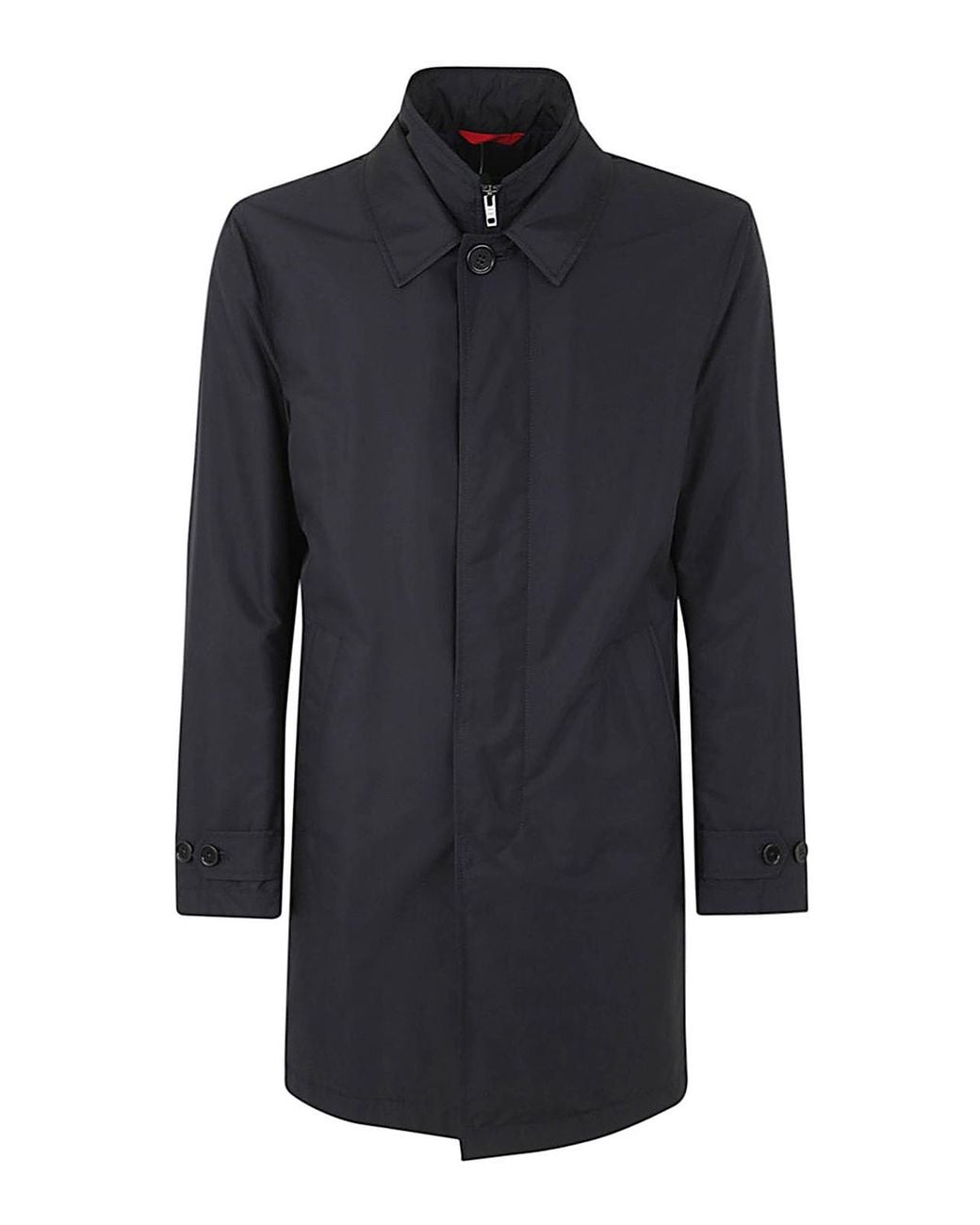 Fay Blue Easy Morning Double Breasted Coat for men