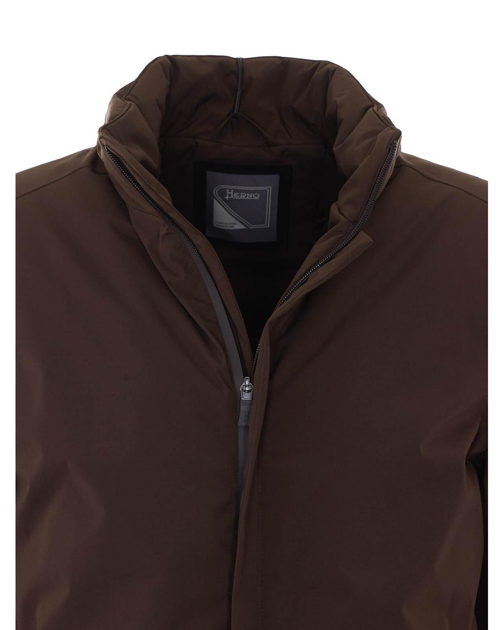 Herno Brown Padded Jacket for men