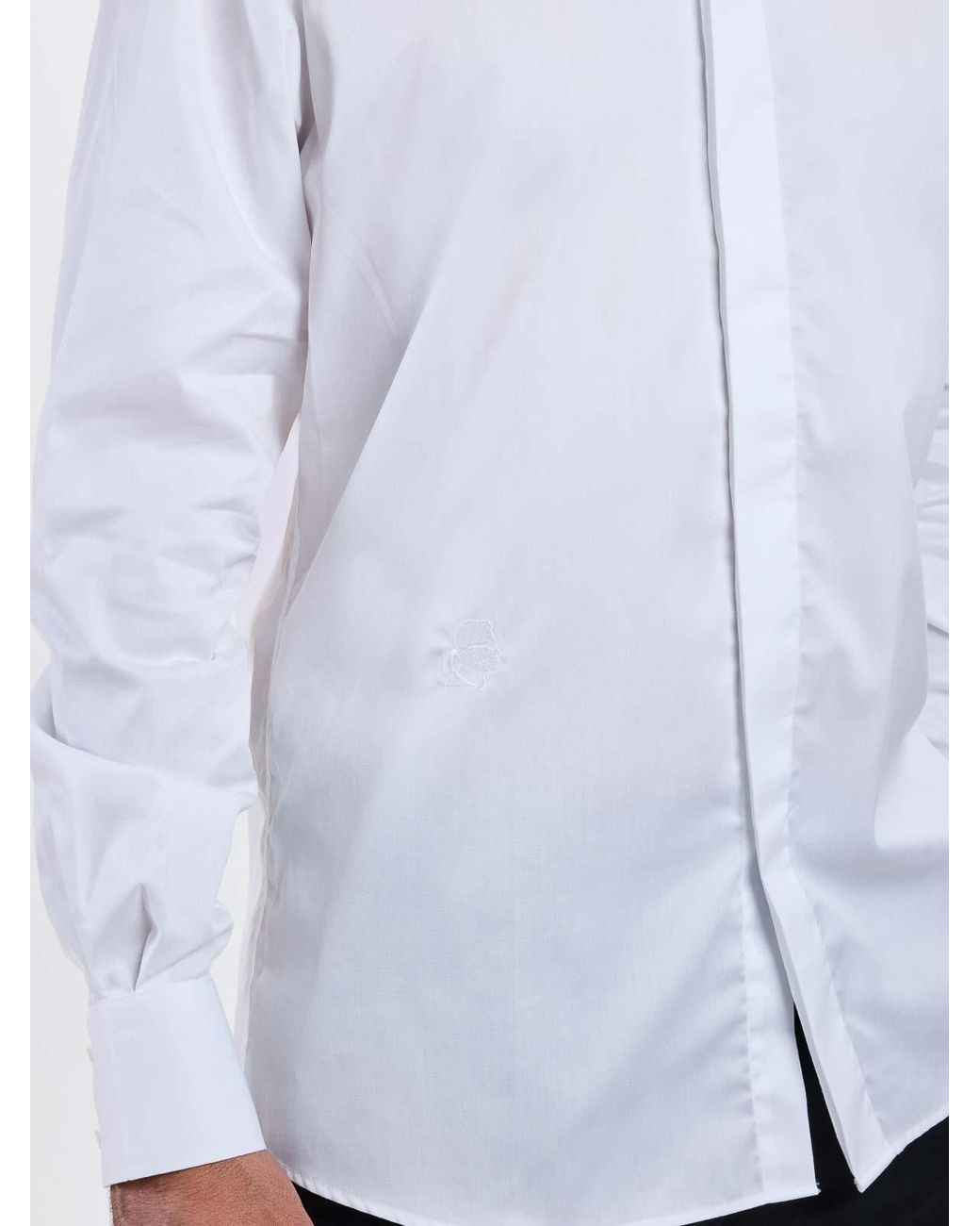 Karl Lagerfeld White Iconic Shirt for men