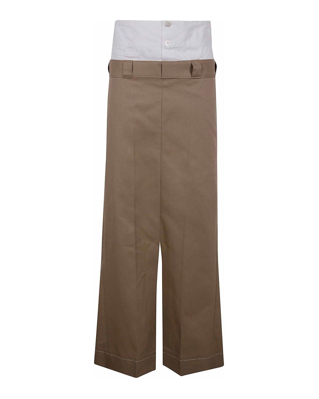 Maison Margiela Brown Long Skirt
