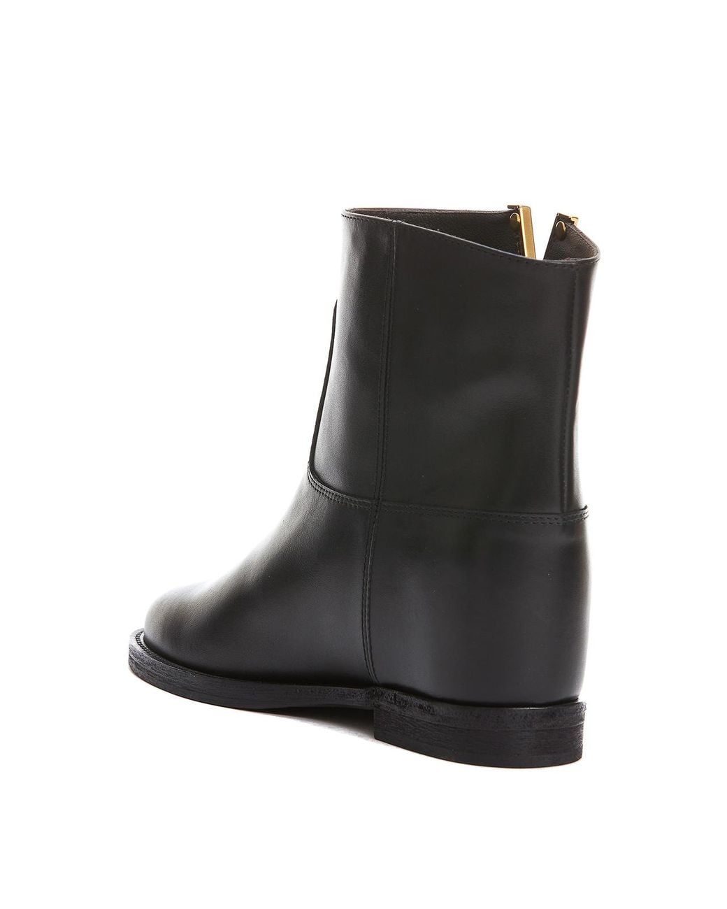 Via Roma 15 Black Slip-On Booties
