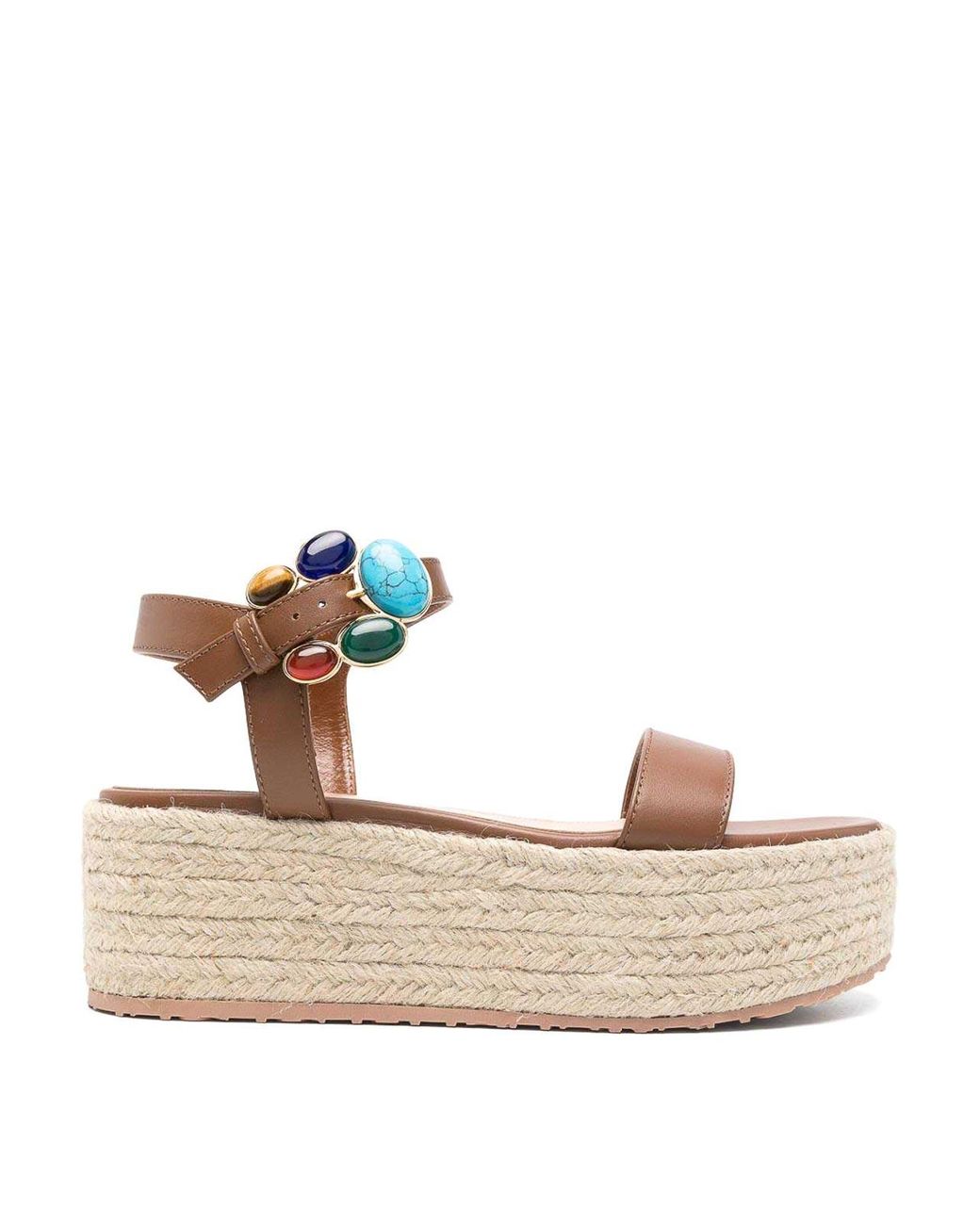 Gianvito Rossi Brown Platform Sandals