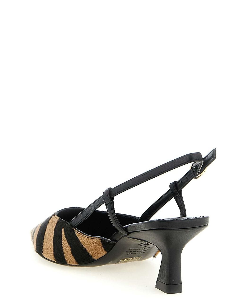 Stuart Weitzman Multicolor Vinnie Pony Hair Slingbacks