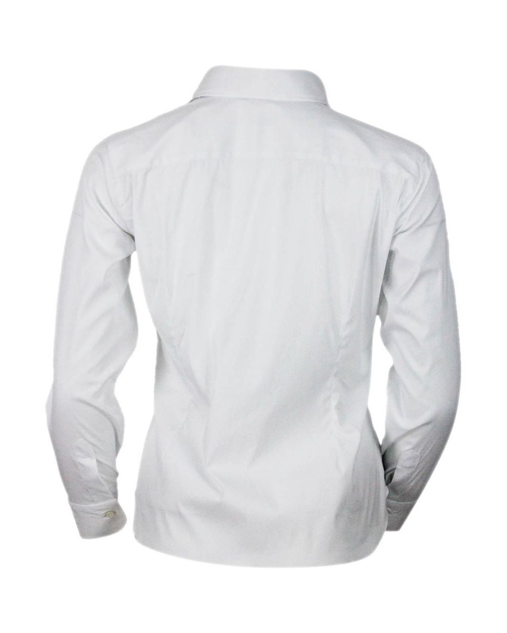 Barba Napoli White Cotton Shirt