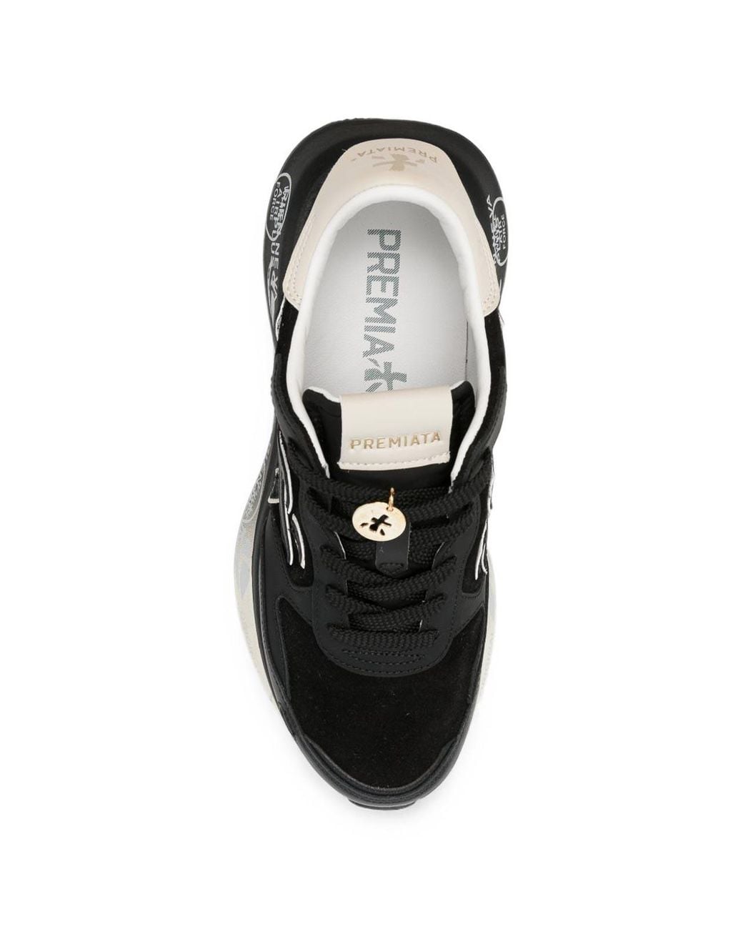 Premiata Black Logo Sneakers