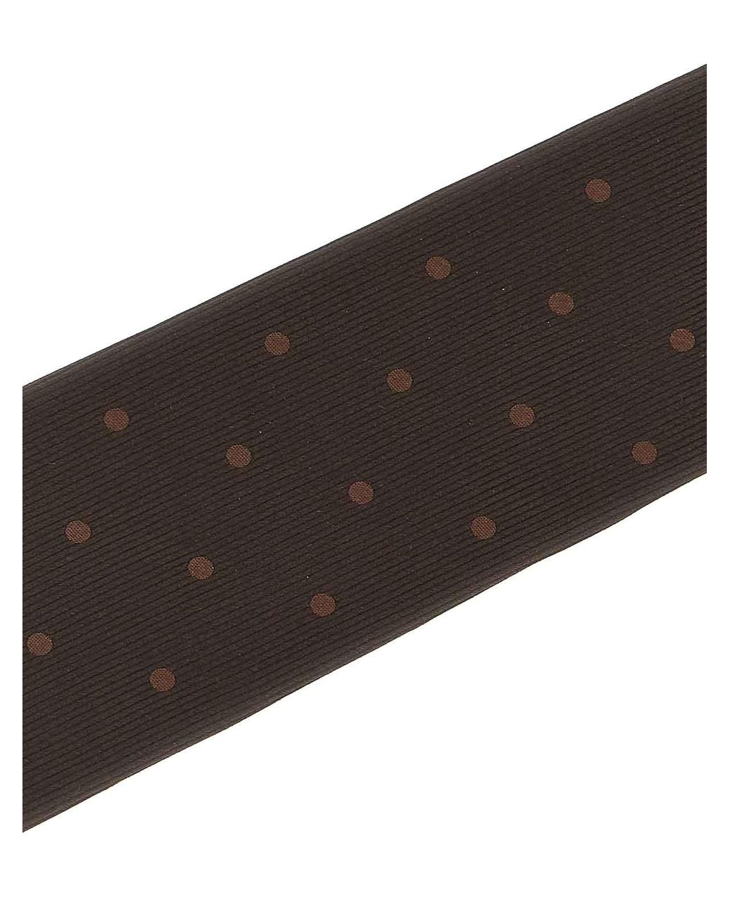 Tom Ford Black Polka Dot Silk Tie for men