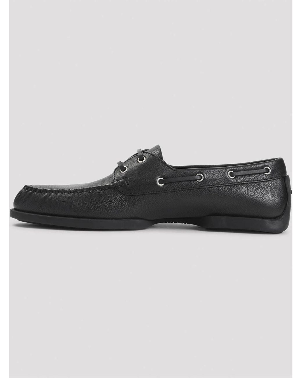 Jil Sander Black Calf Leather Loafers for men