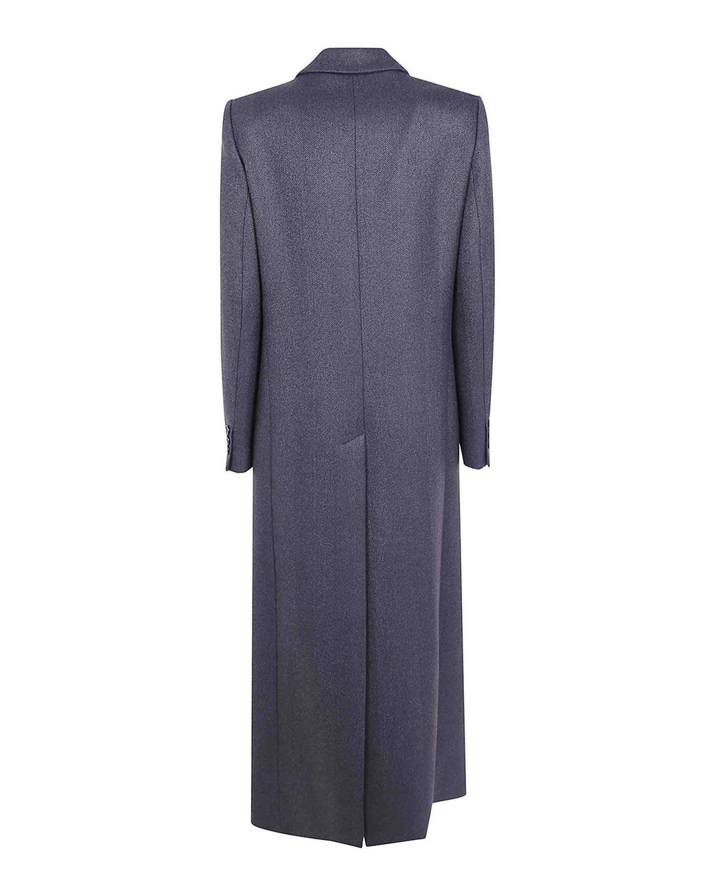 DR. HOPE Blue Singlebreasted Long Coat
