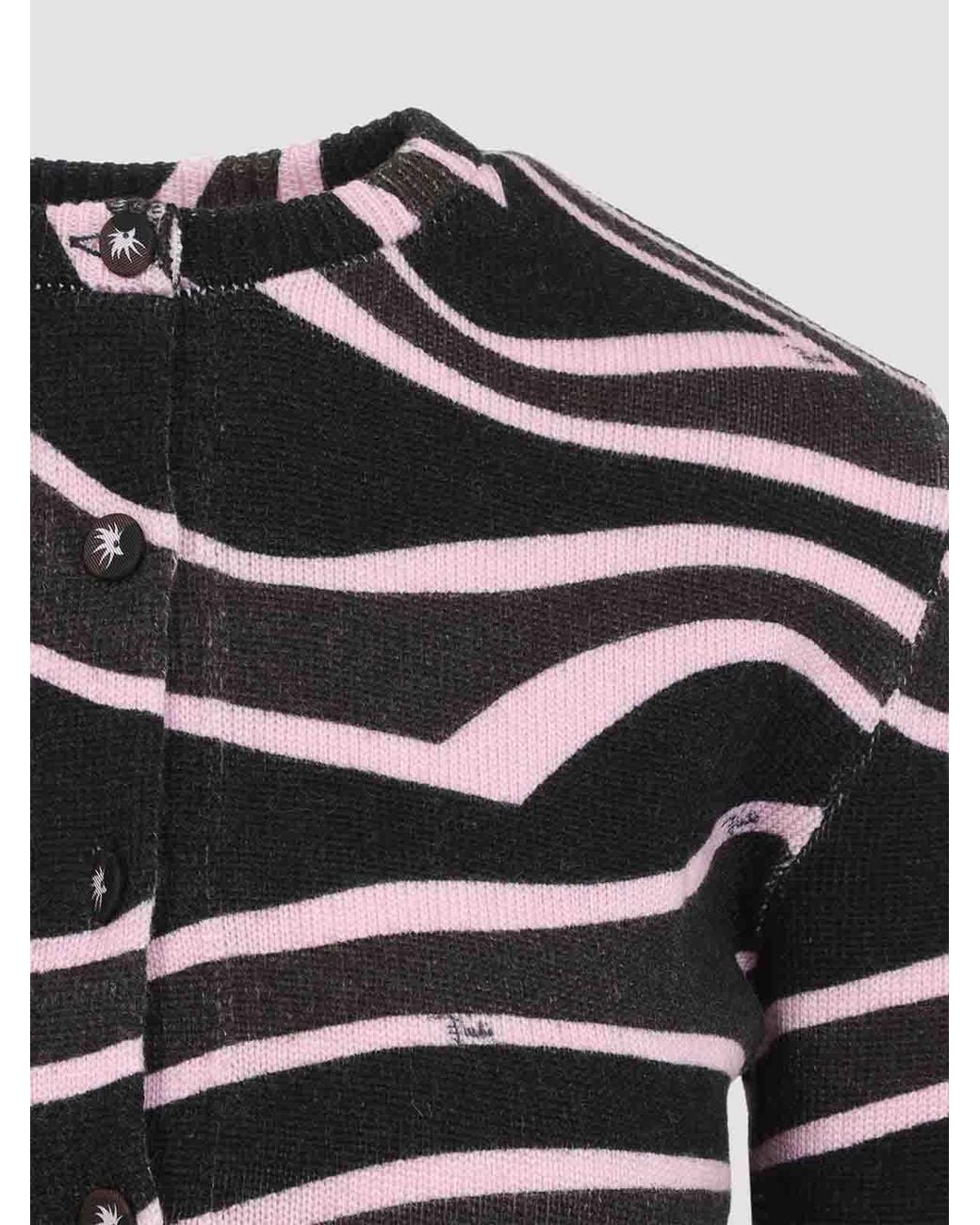 Emilio Pucci Black Cropped Cardigan