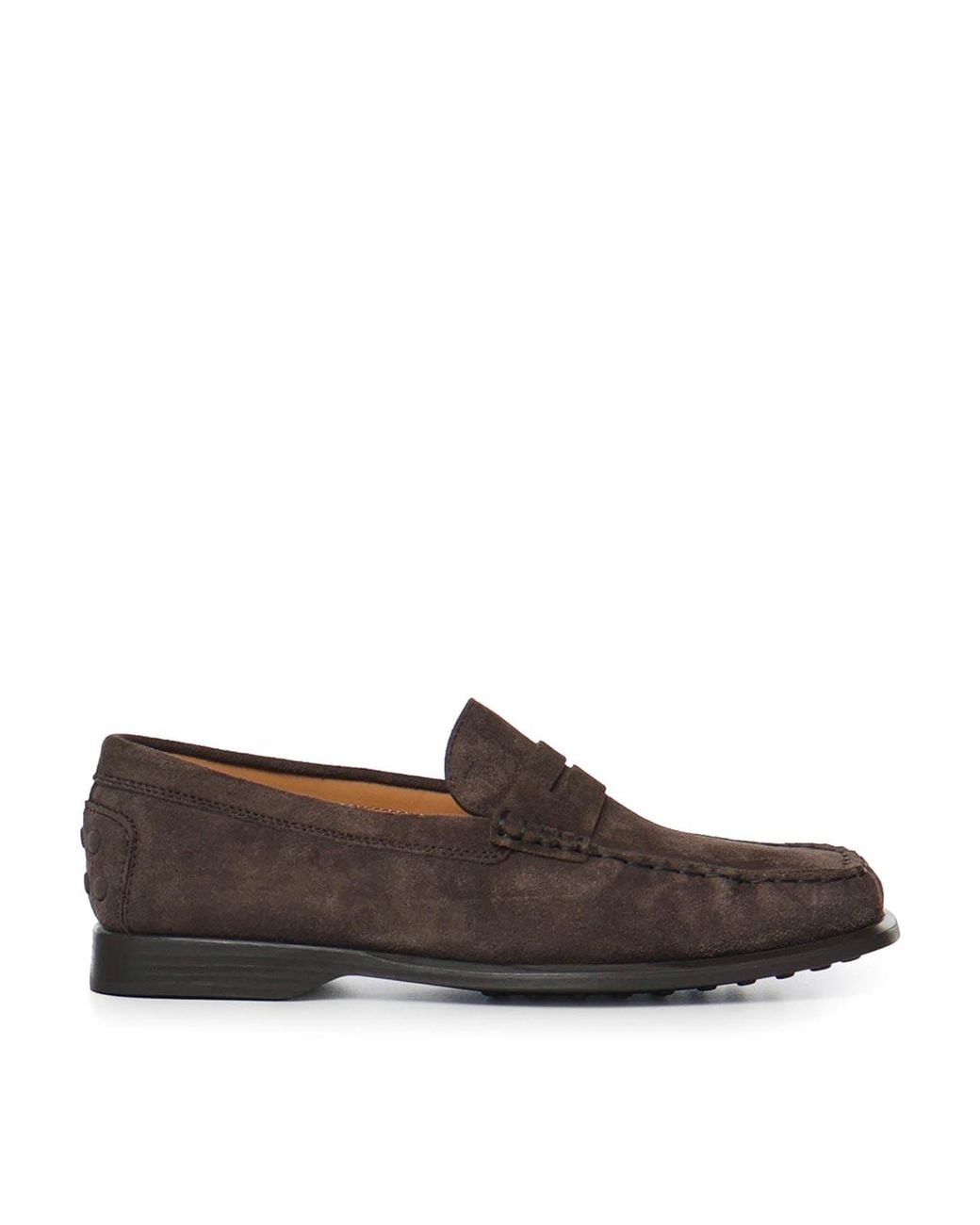 Tod's Brown Suede Loafers for men