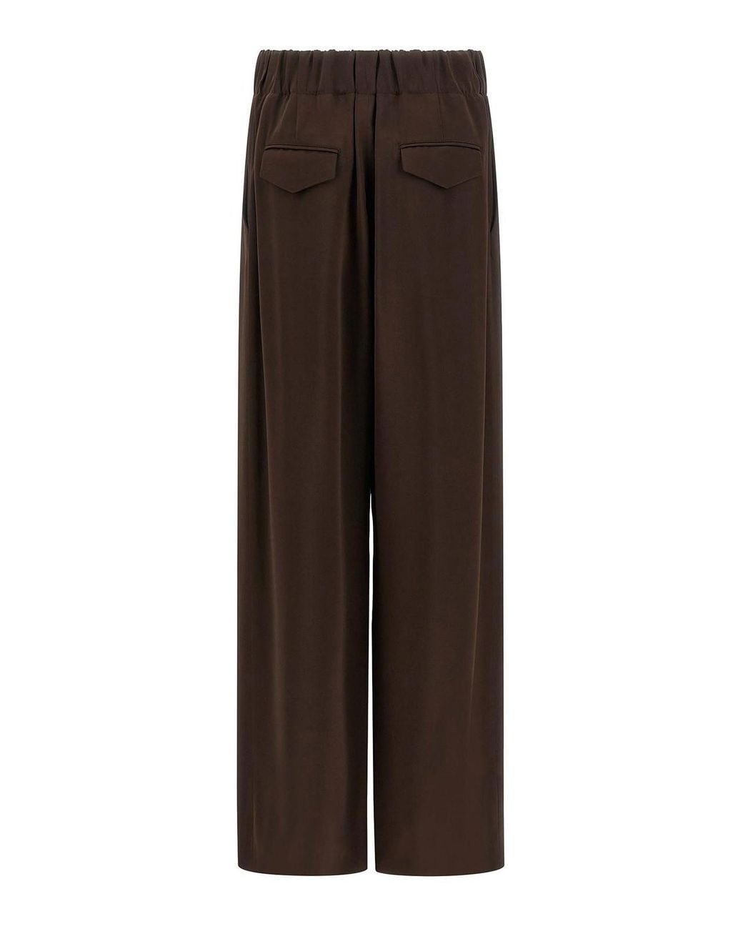 Jil Sander Brown Fluid Viscose Pants