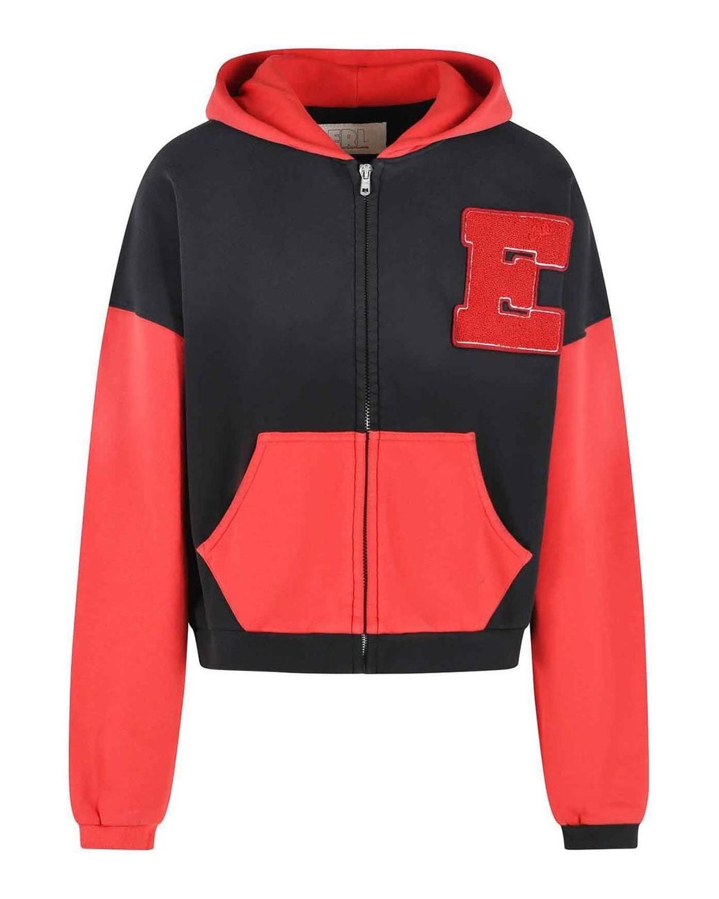 ERL Red Varsity Cotton Sweatshirt for men