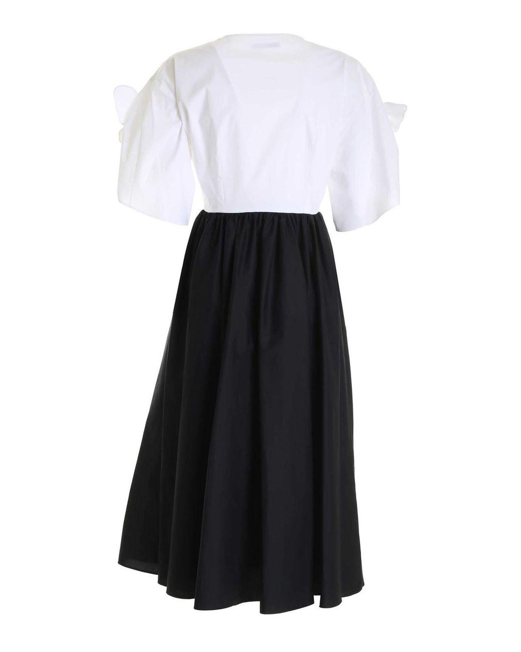 Vivetta White Butterfly Patch Dress