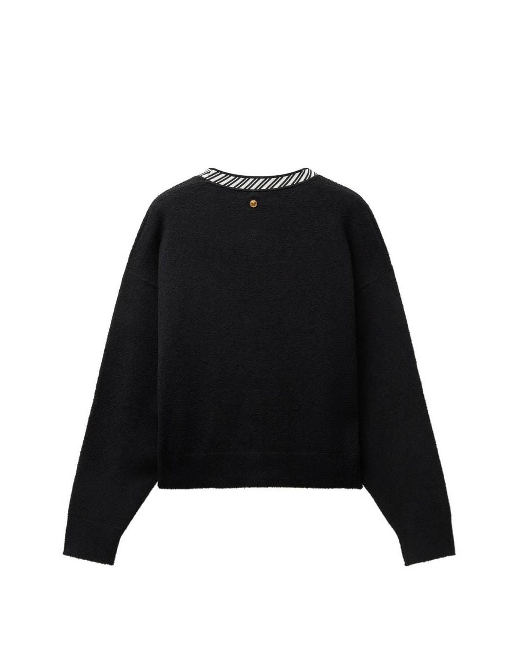 Versace Black Crew-Neck Sweater