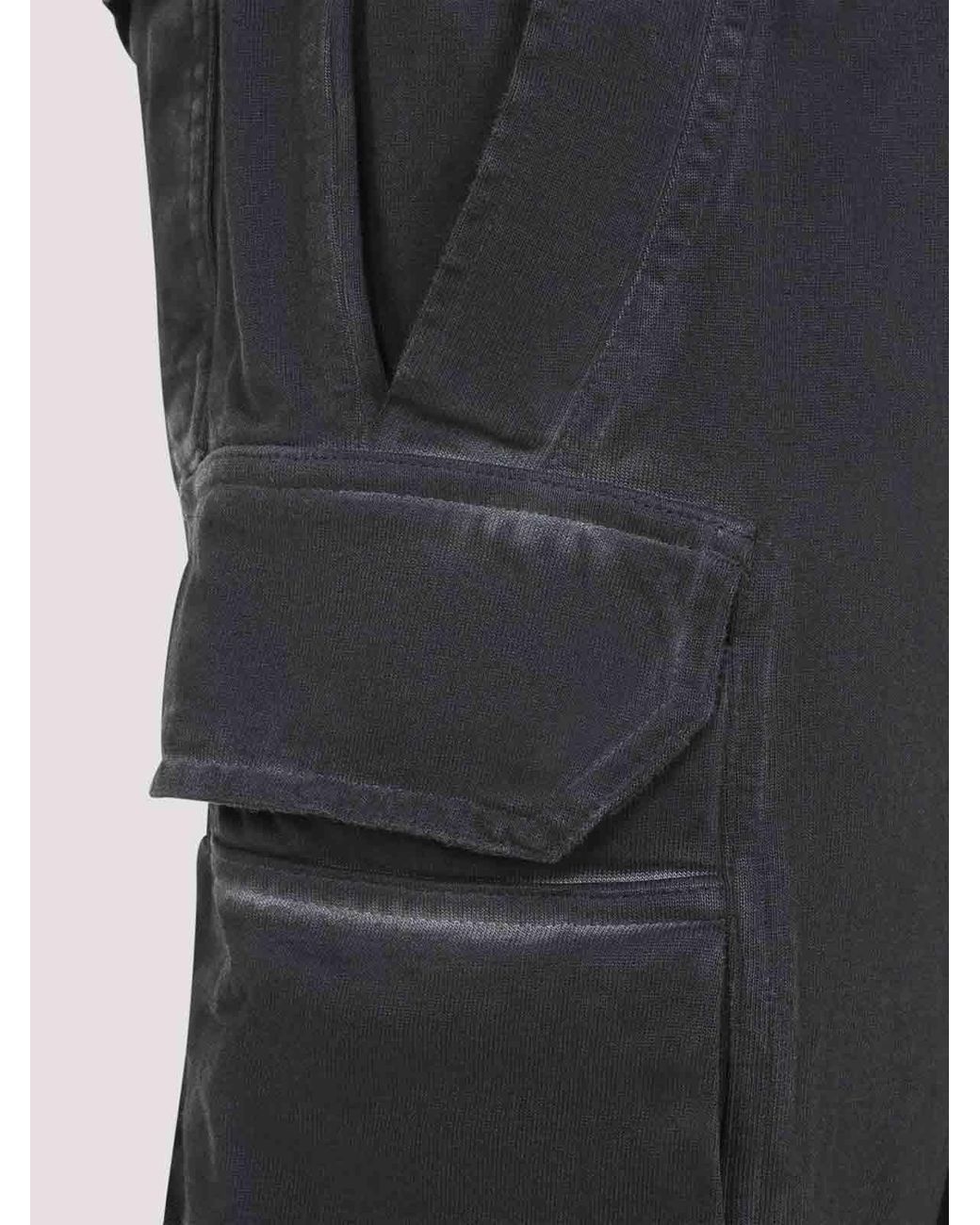 Rick Owens Blue Drkshdw Mastodon Cut Pants for men