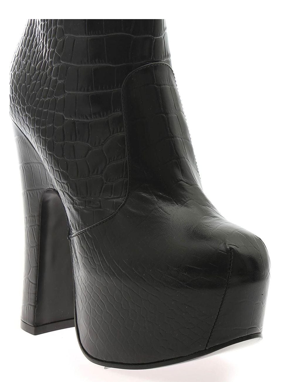 Vivienne Westwood Black Elevated Ankle Boots