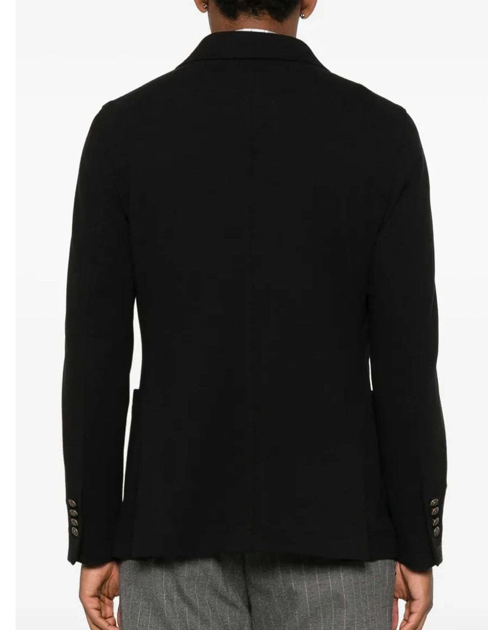 Circolo 1901 Black Double-Breasted Jacket for men