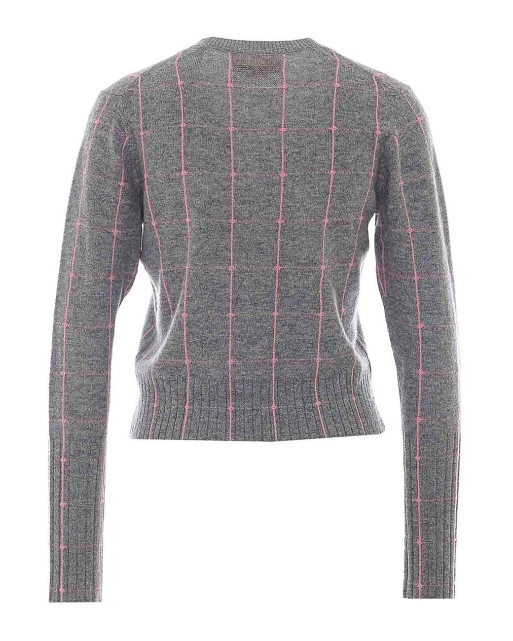 Guest In Residence Gray Shrunken Sweater