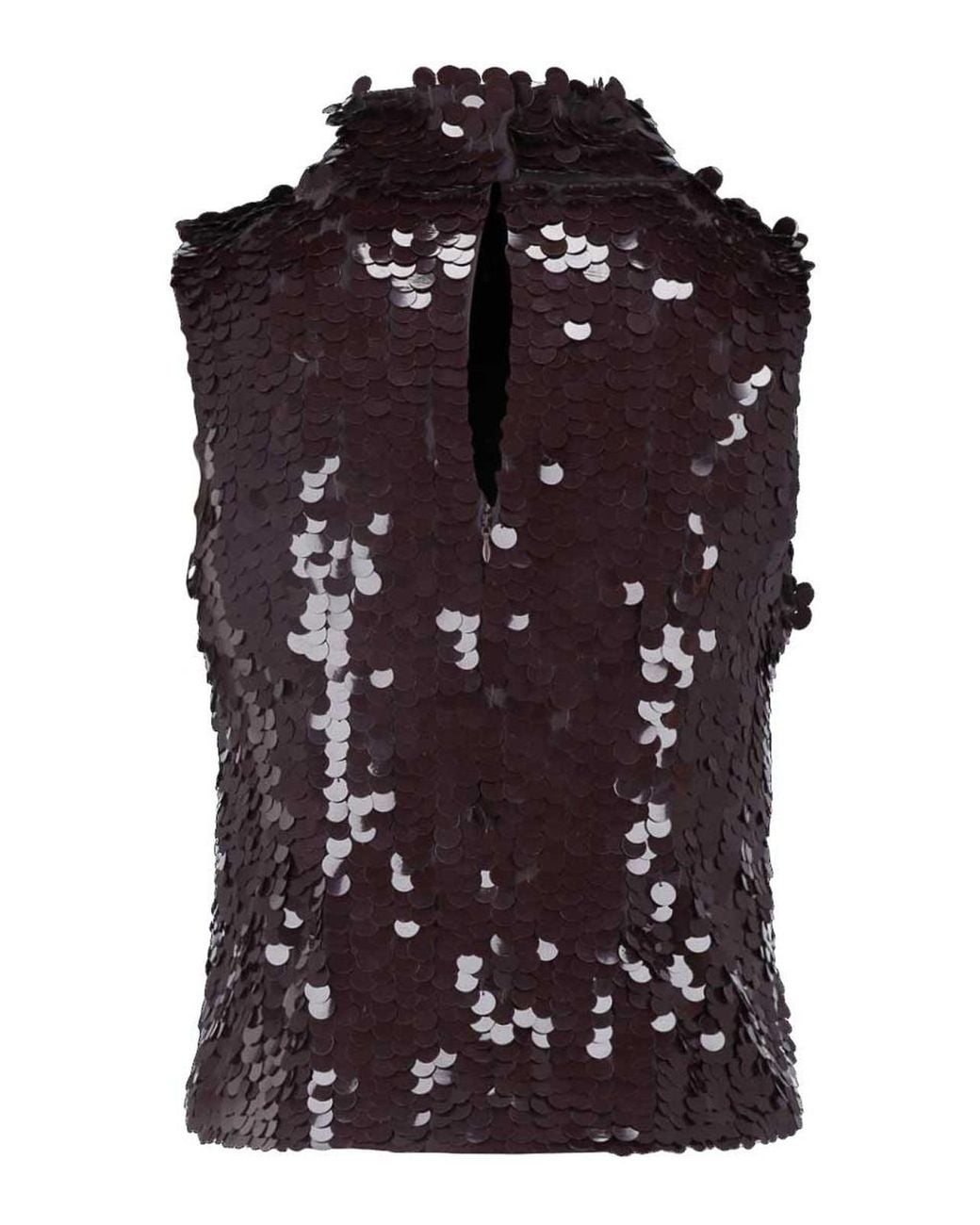P.A.R.O.S.H. Black Long-Sleeve Top