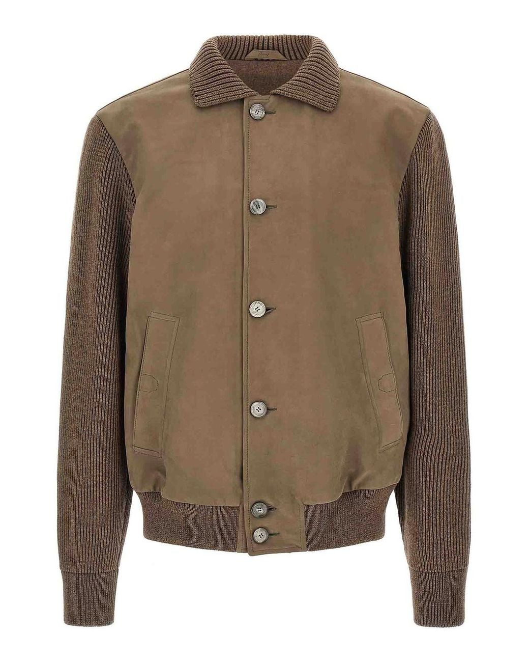 Brioni Brown Hybrid Jacket for men