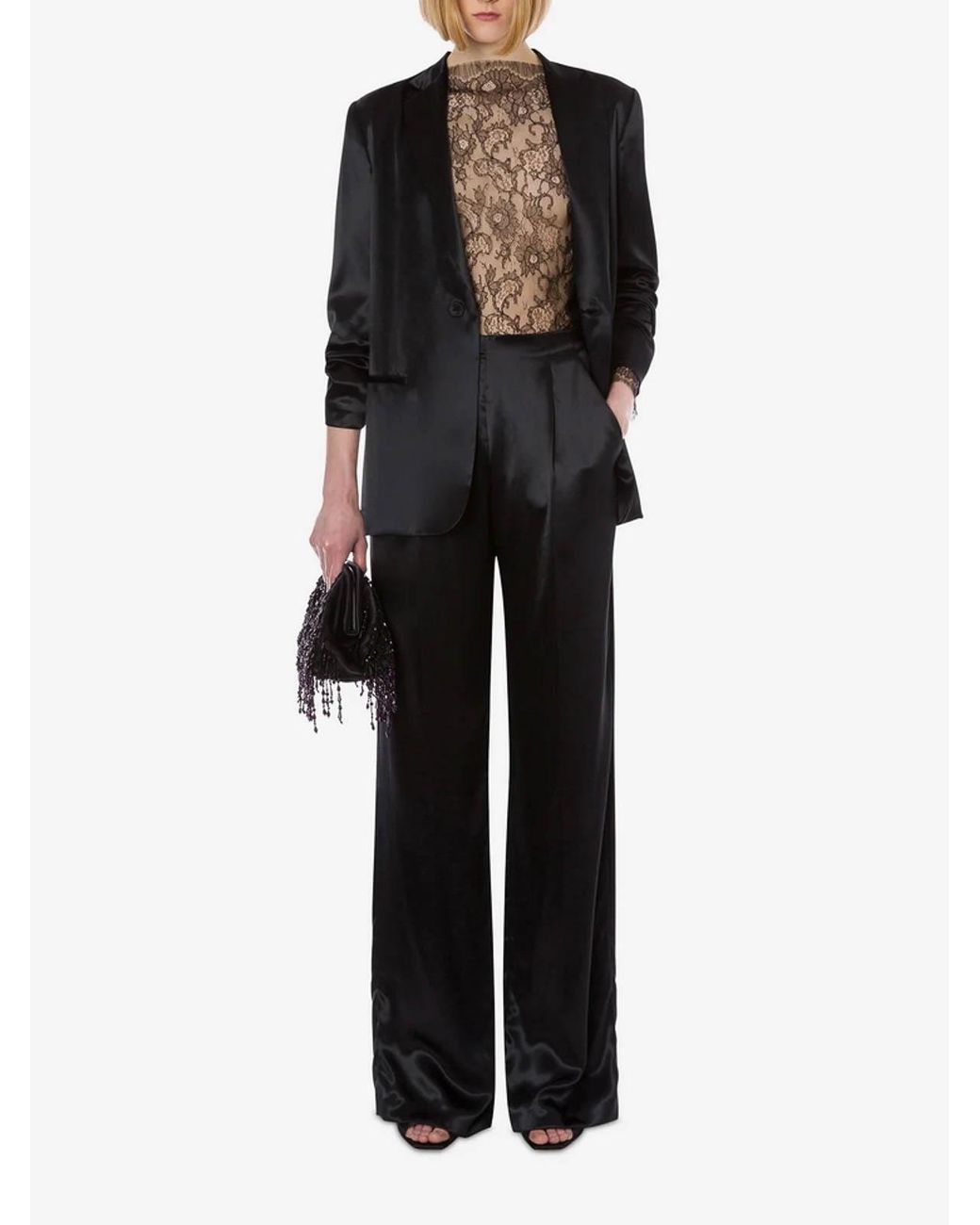 Alberta Ferretti Black Trousers