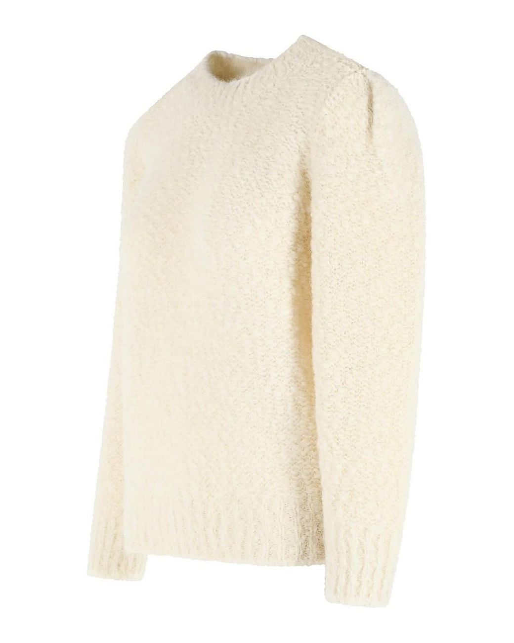 Isabel Marant Natural Emma Ivory Virgin Wool Blend Sweater