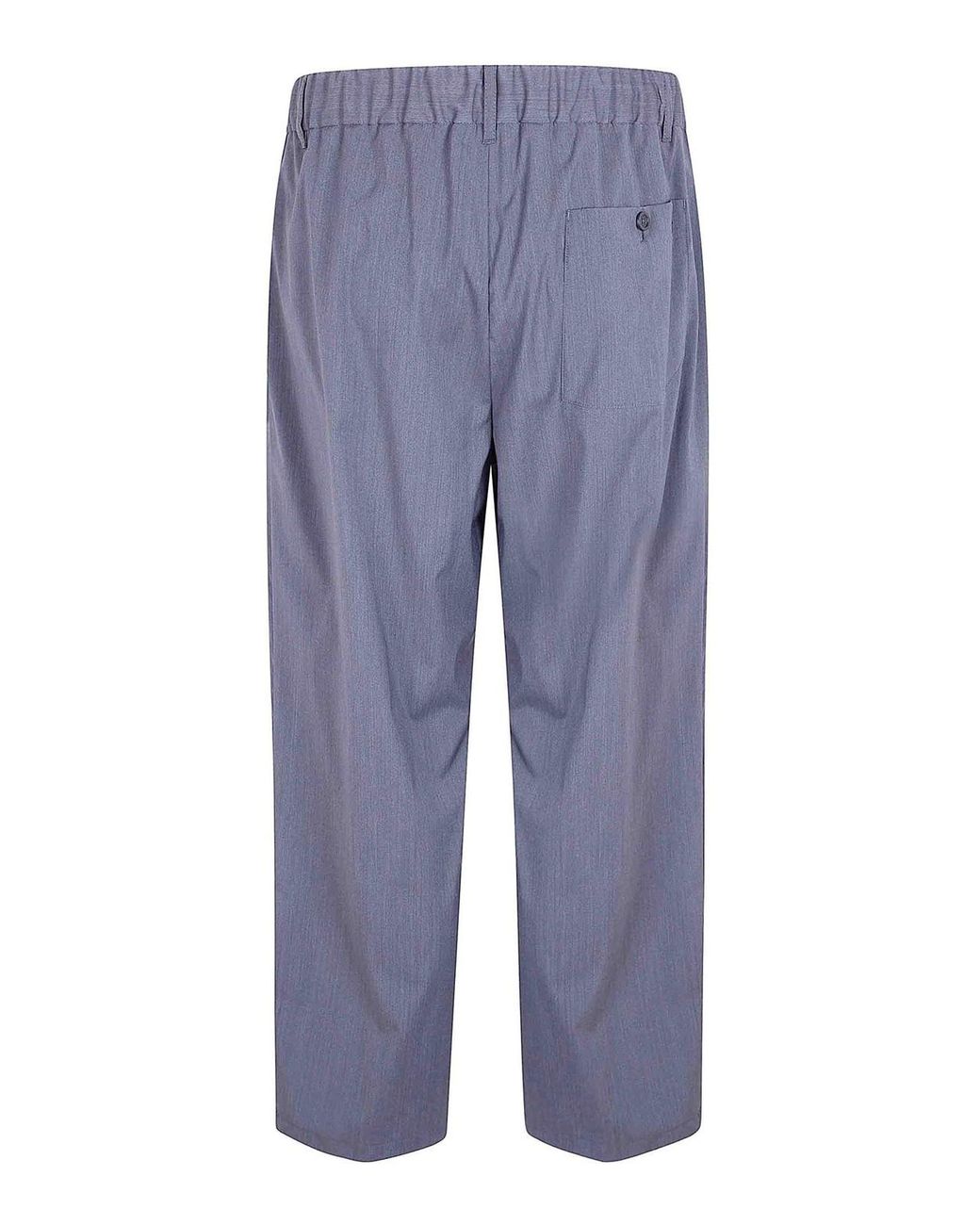 Herno Blue Relaxed Functional Trousers for men