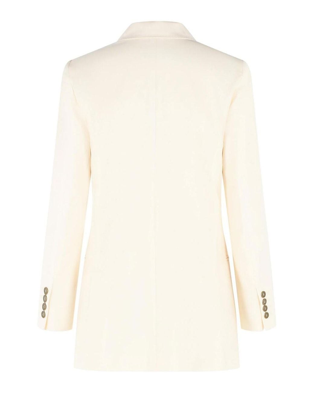 Max Mara Natural Bikini Ivory Virgin Wool Blazer