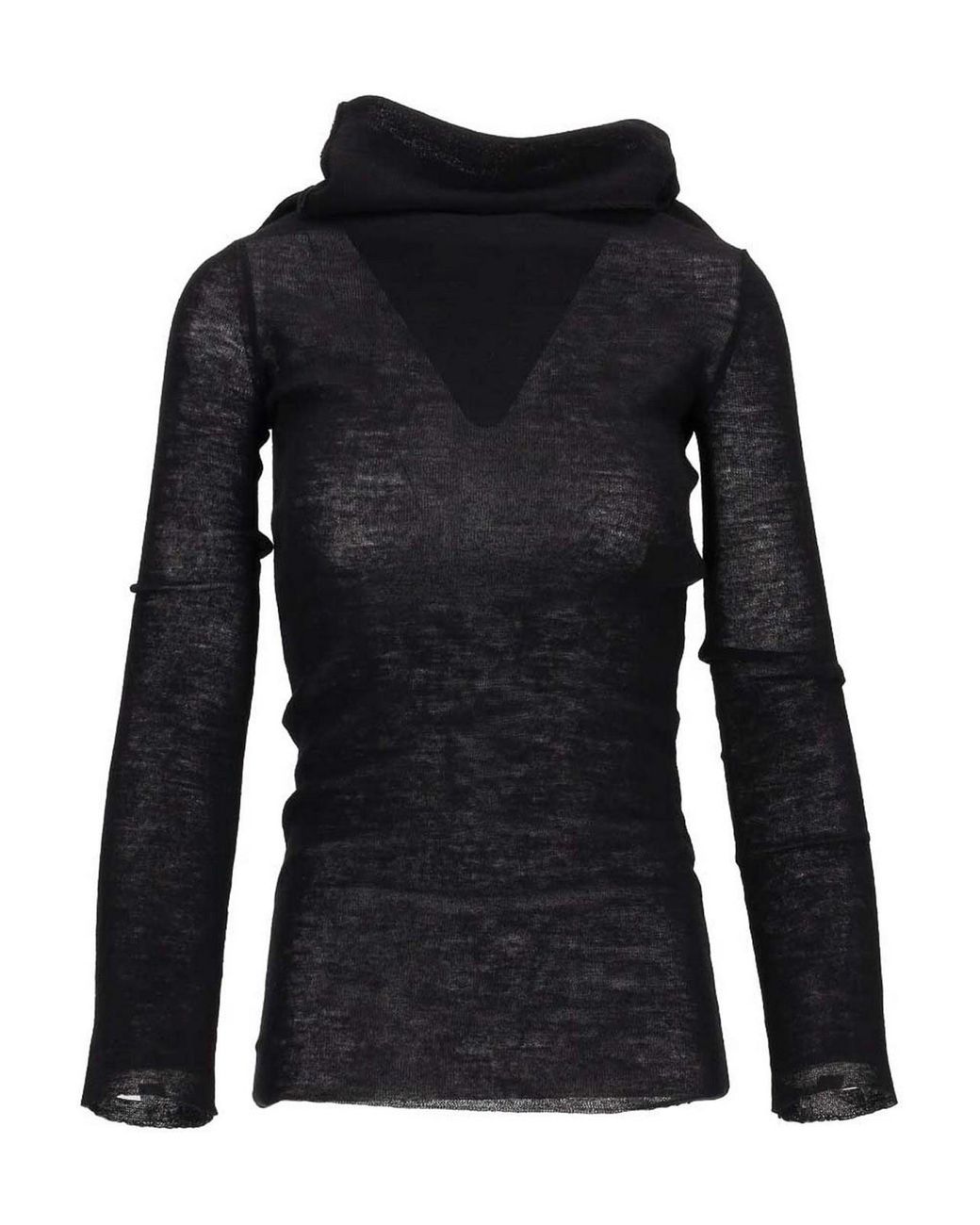 Ann Demeulemeester Black Knitted Top