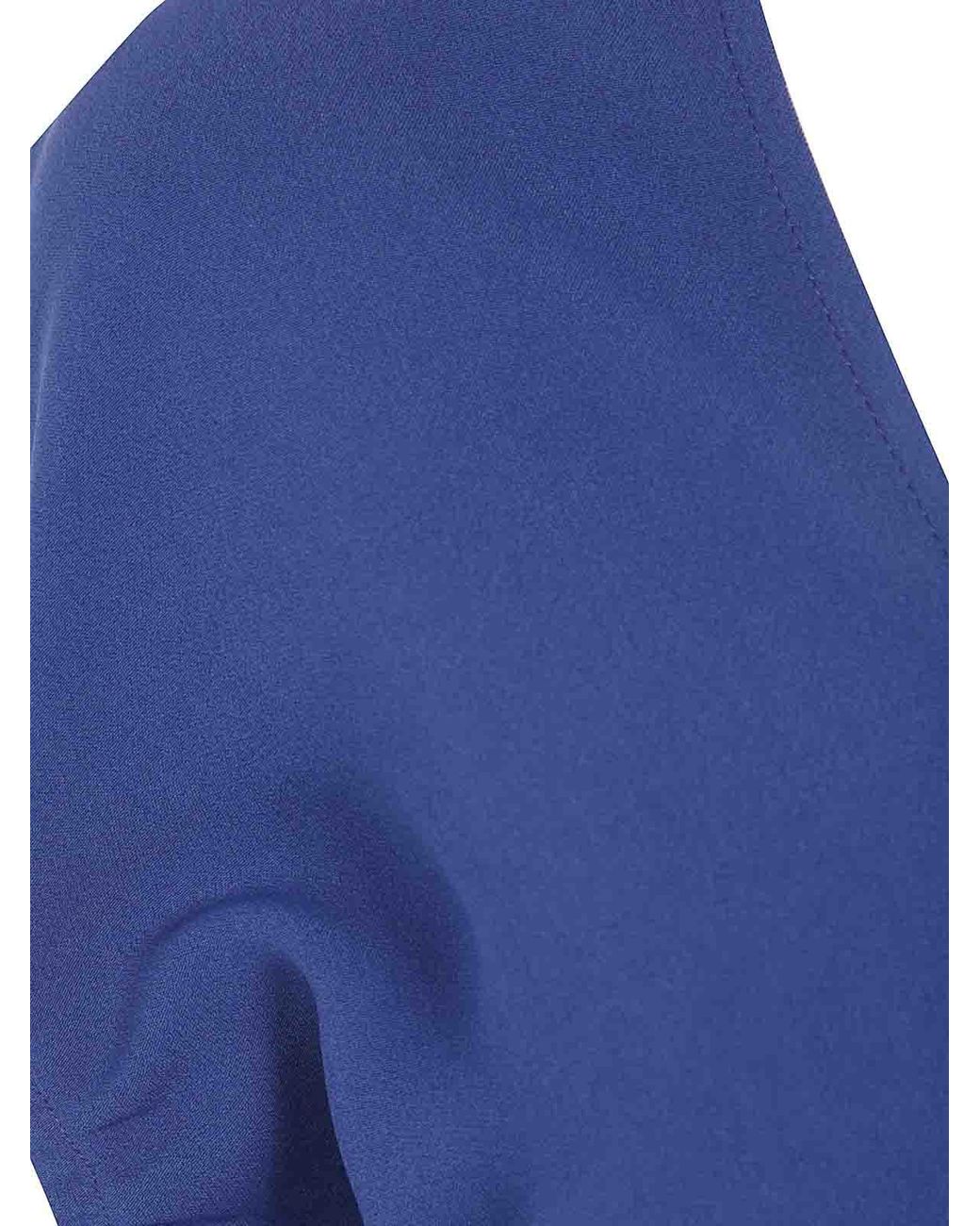 Victoria Beckham Blue Edith Midi Dress