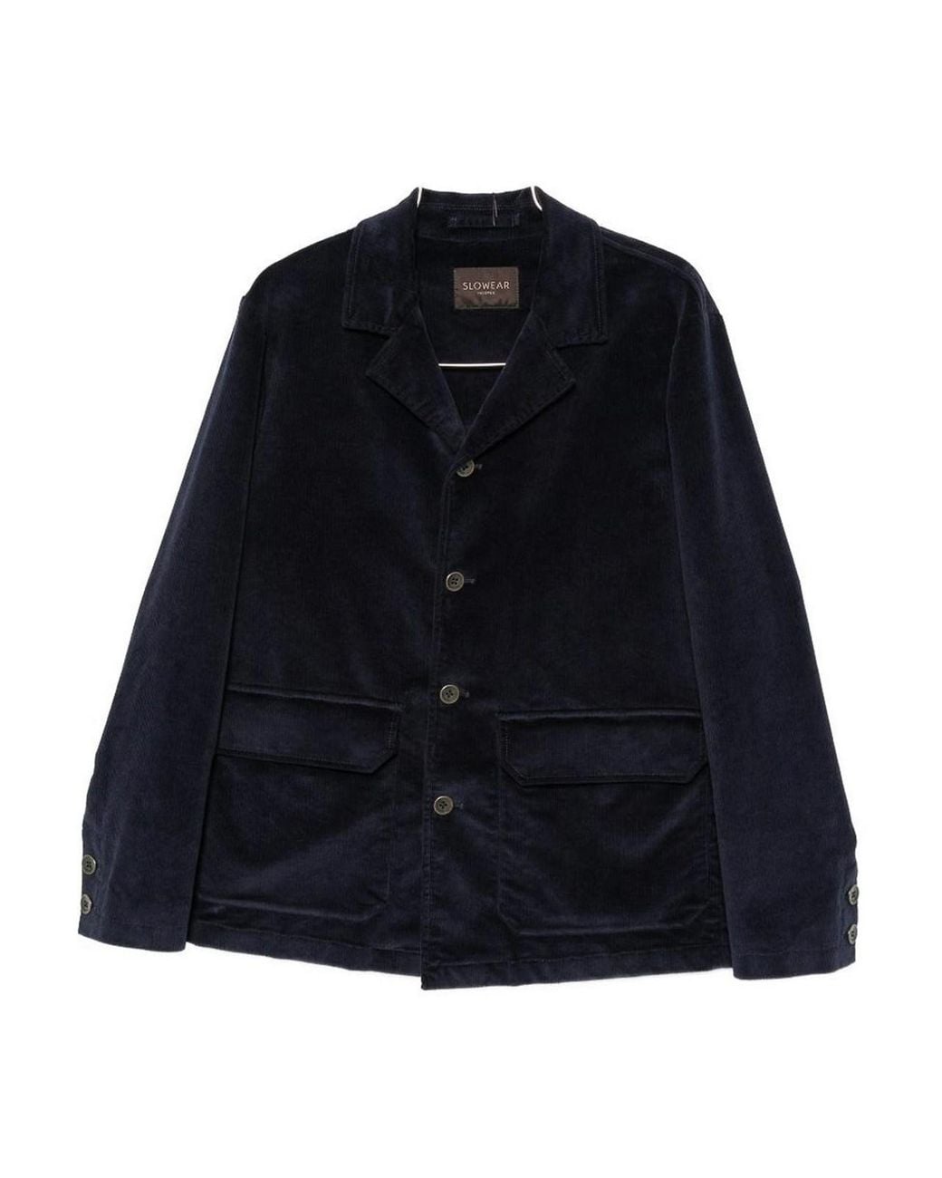 Incotex Blue Corduroy Blazer for men