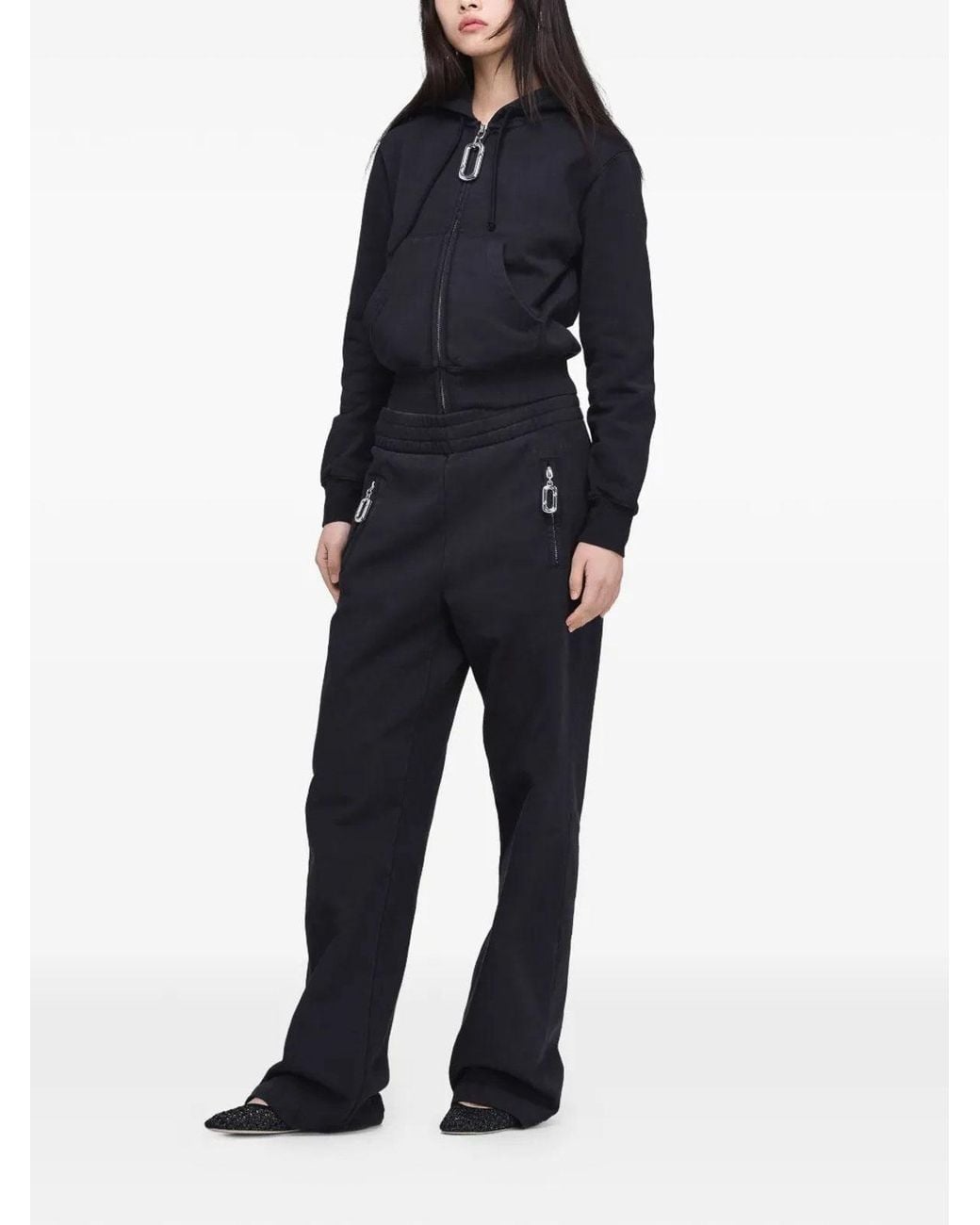 Marc Jacobs Blue Pop J Marc Cropped Zip-Up