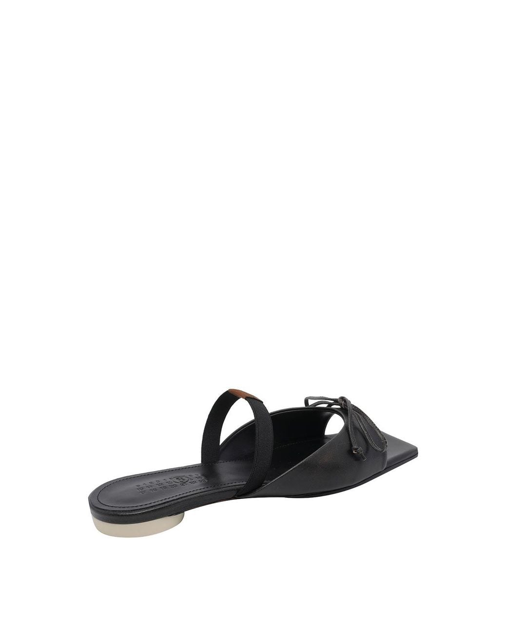 MM6 by Maison Margiela Black Slingback Sandals