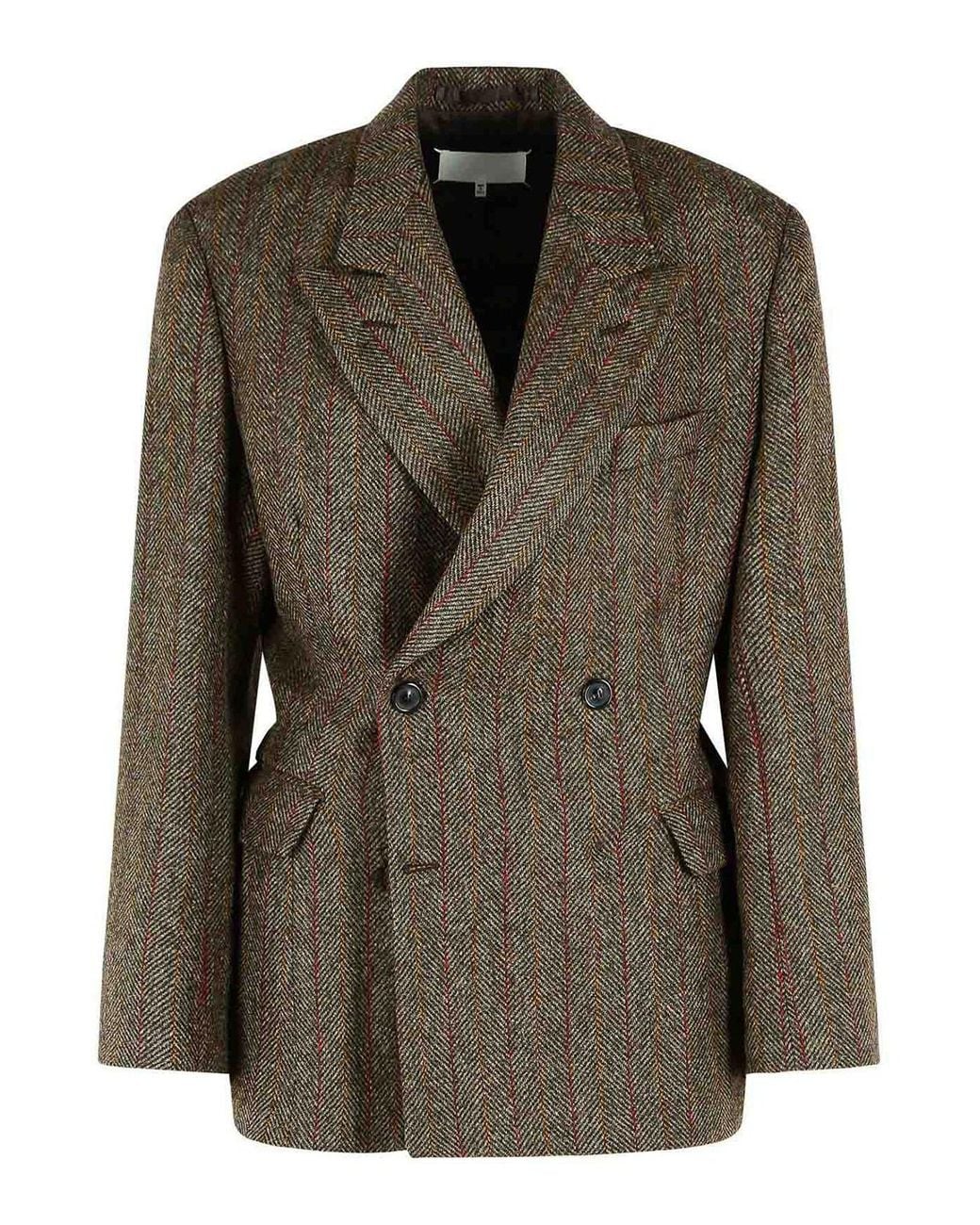 Maison Margiela Green Wool Blazer