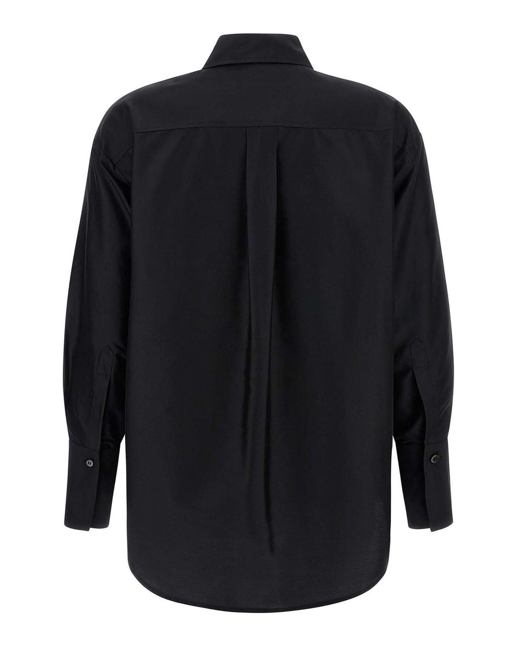 Alberto Biani Blue Silk Shirt
