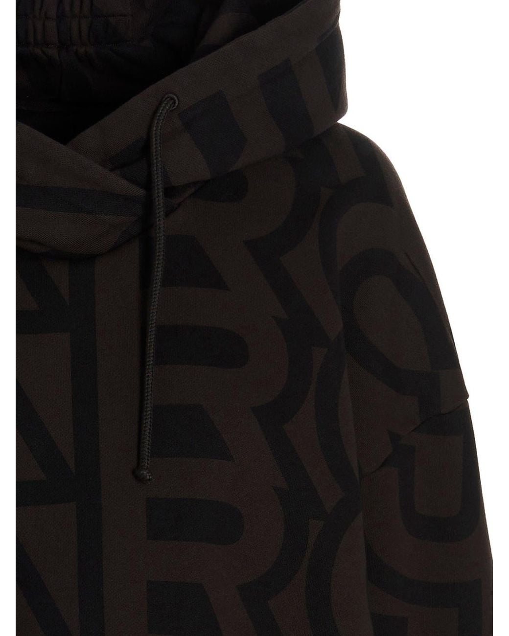 Marc Jacobs Black Monogram Hoodie