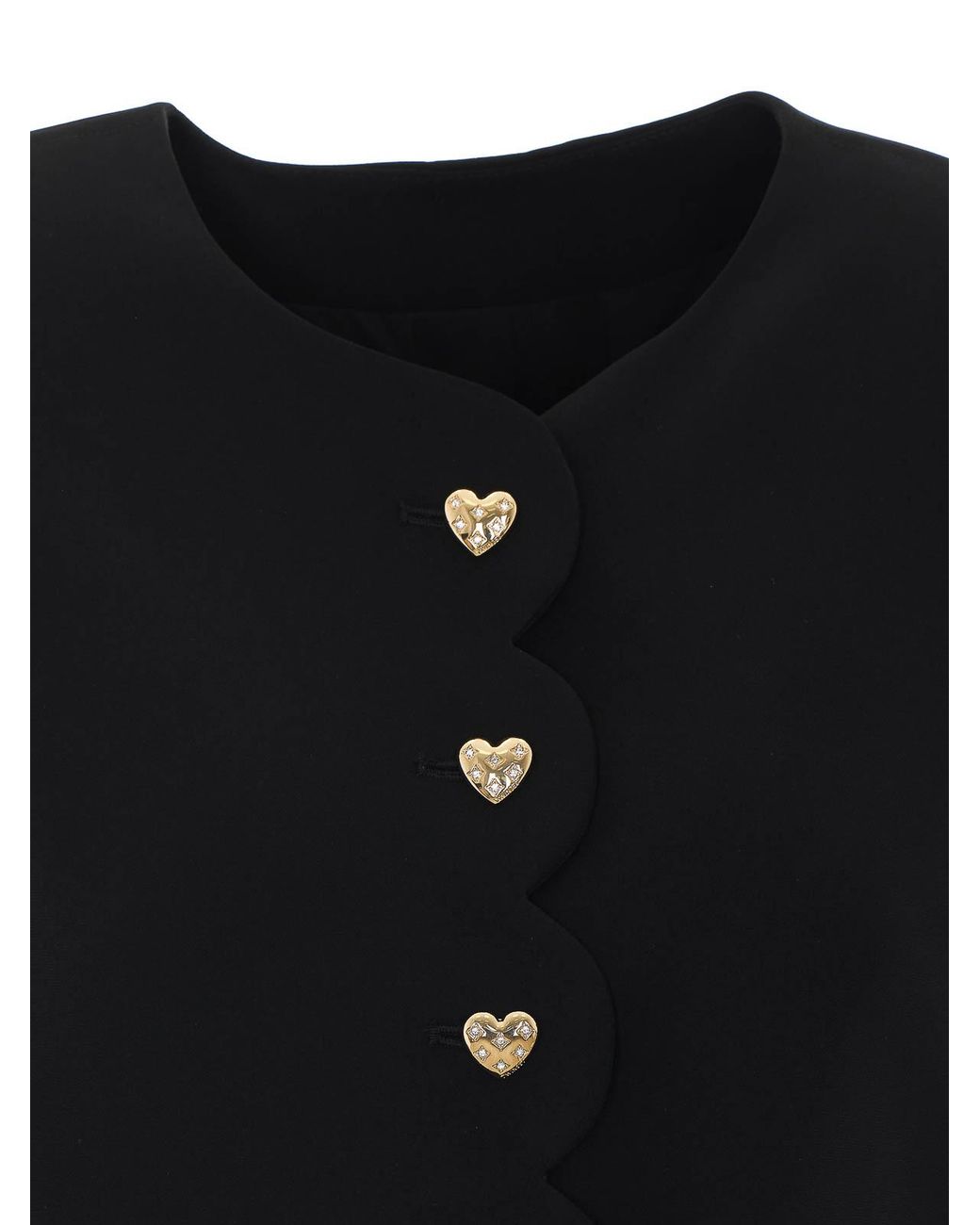 Twinset Blue Heart Buttons Jacket