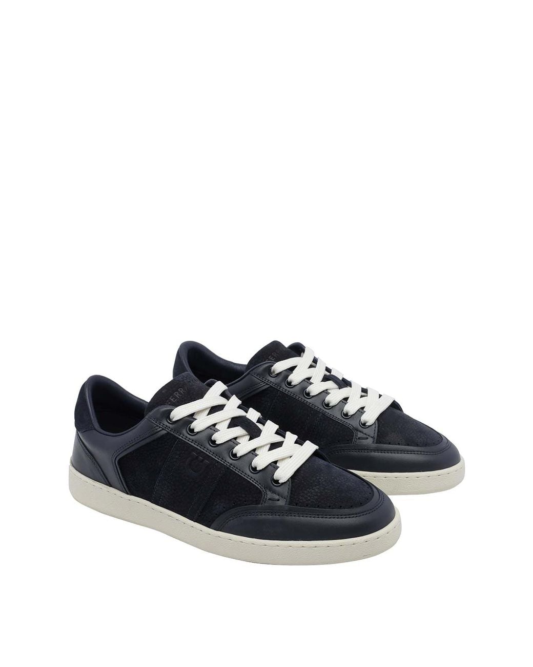 Ferragamo Black Signature Sneakers for men