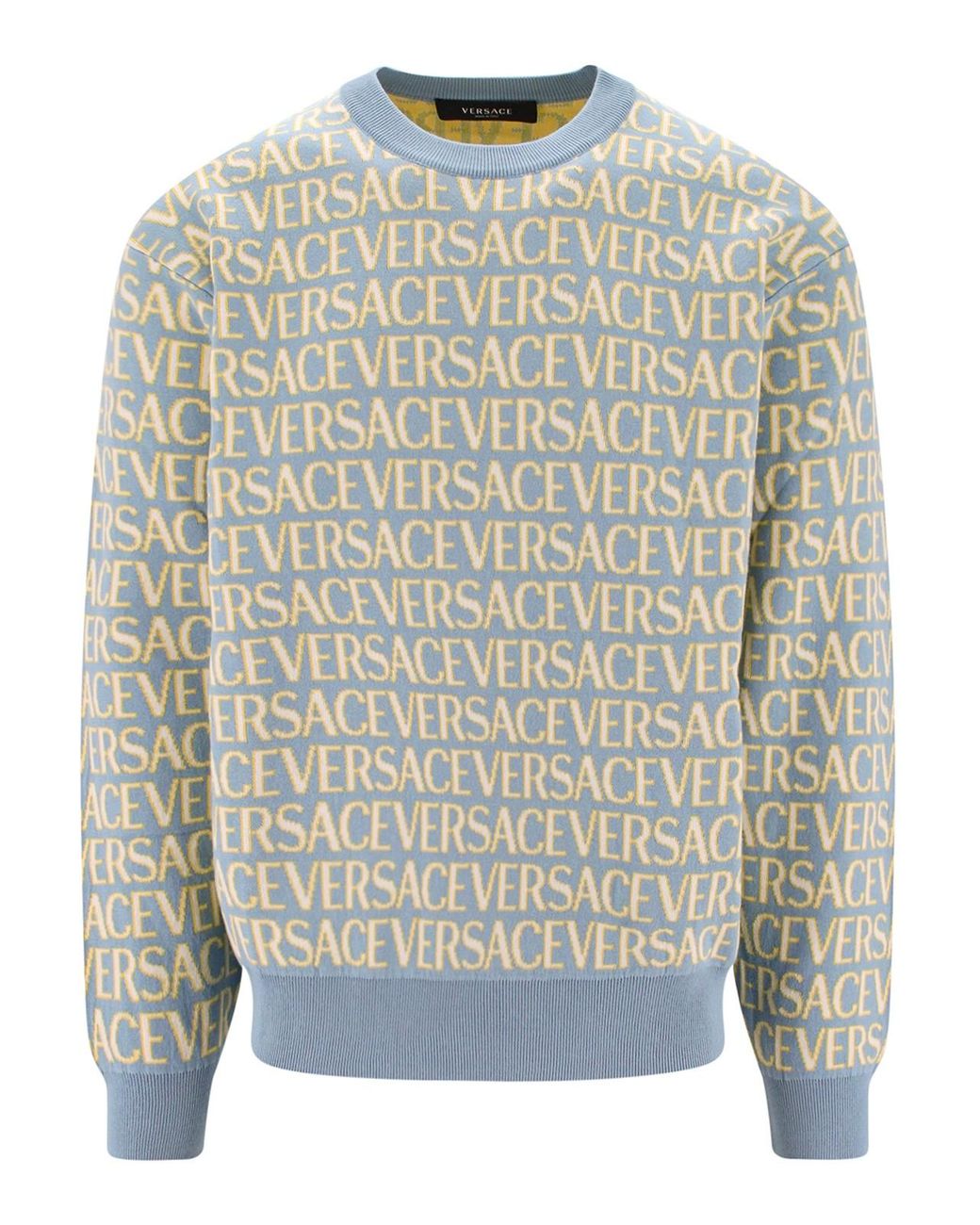 Versace Gray Round Neck for men