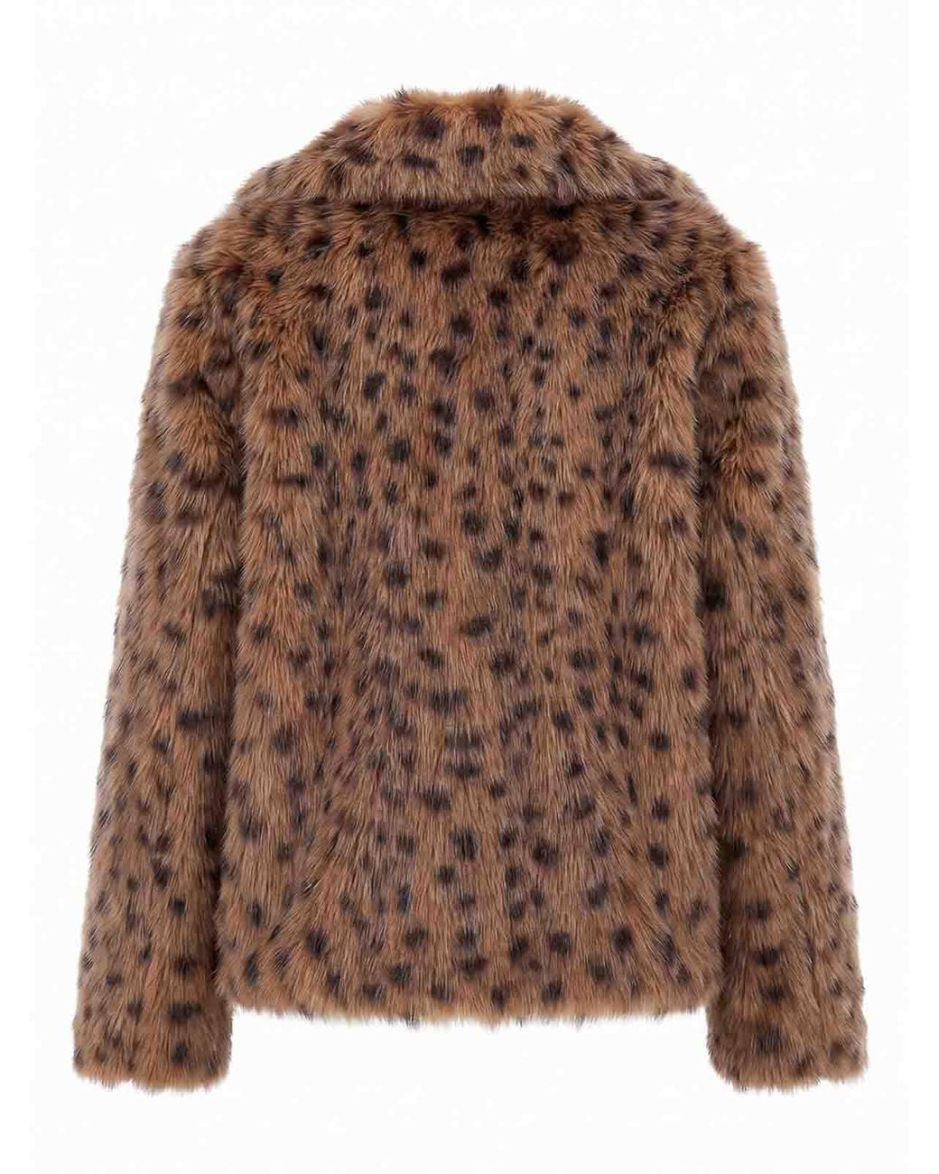 Aniye By Brown Raya Faux Fur Jacket